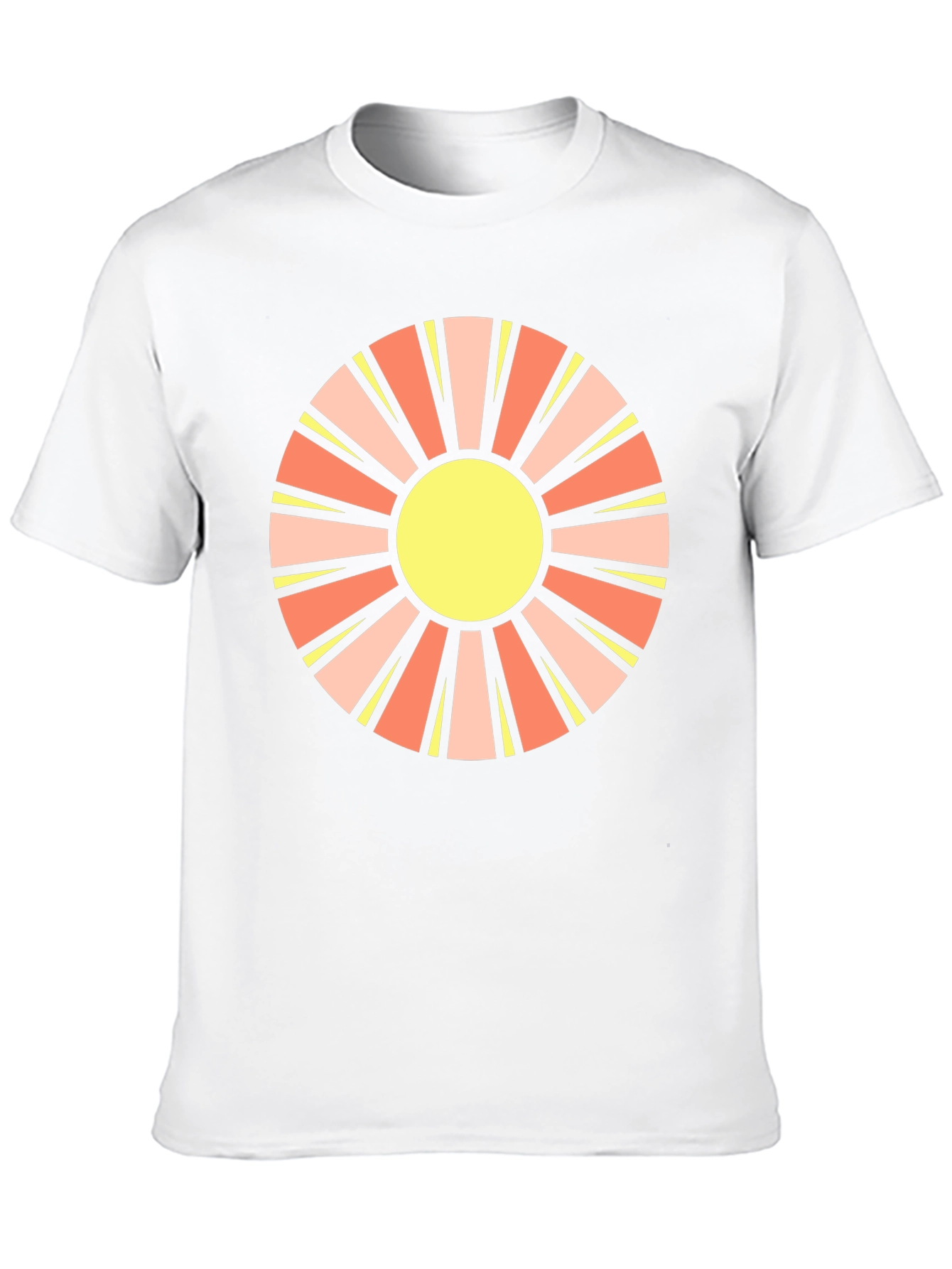 Retro Sun Graphic Black T-Shirt