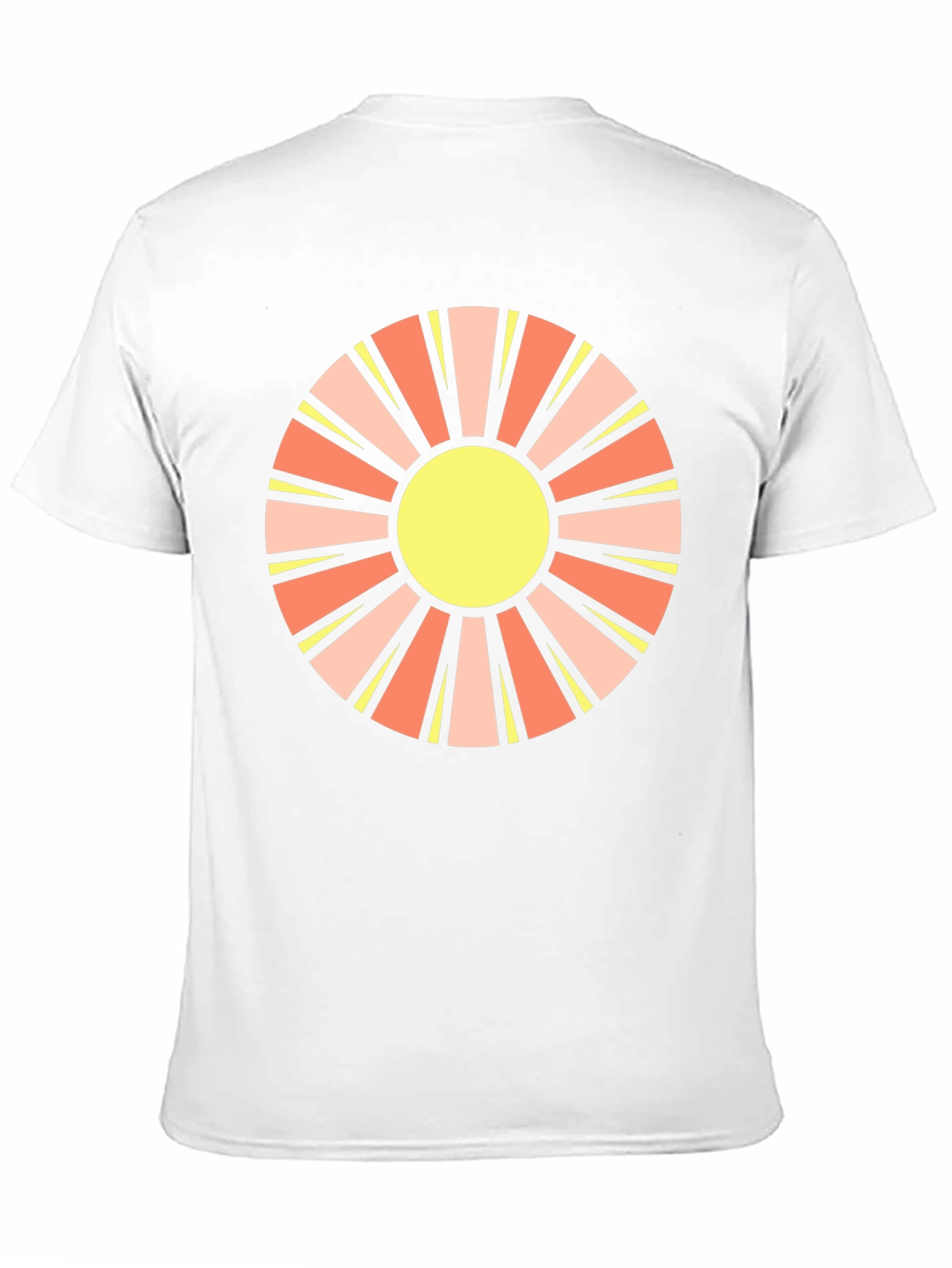 Retro Sun Graphic Black T-Shirt