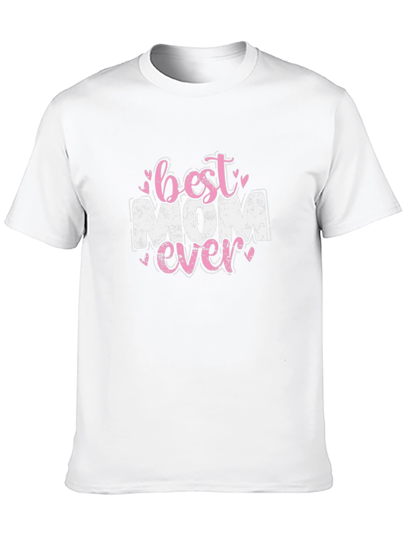Best Mom Ever Graphic Tee - Black Cotton T-Shirt