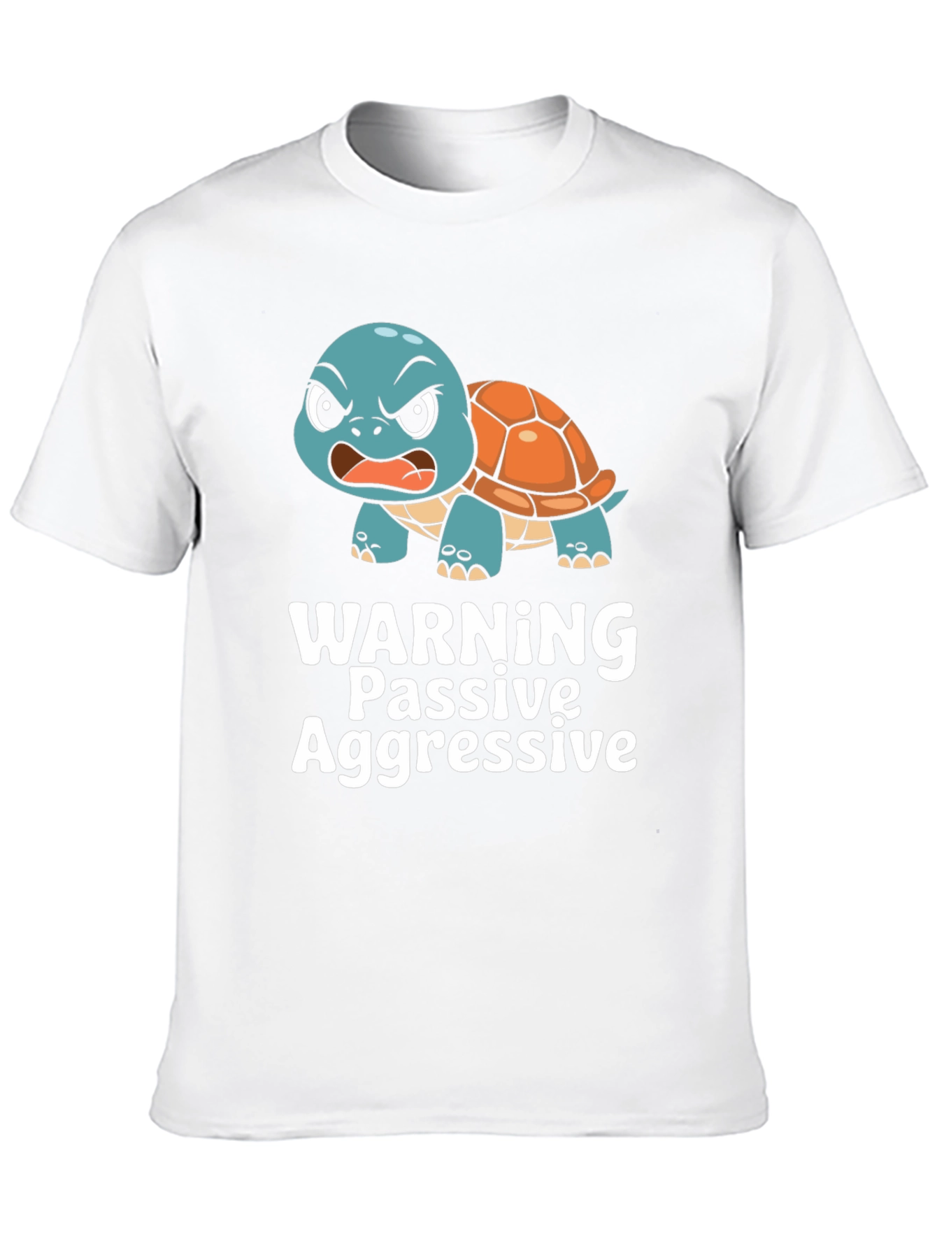 Warning Passive Aggressive Angry Turtle T-Shirt