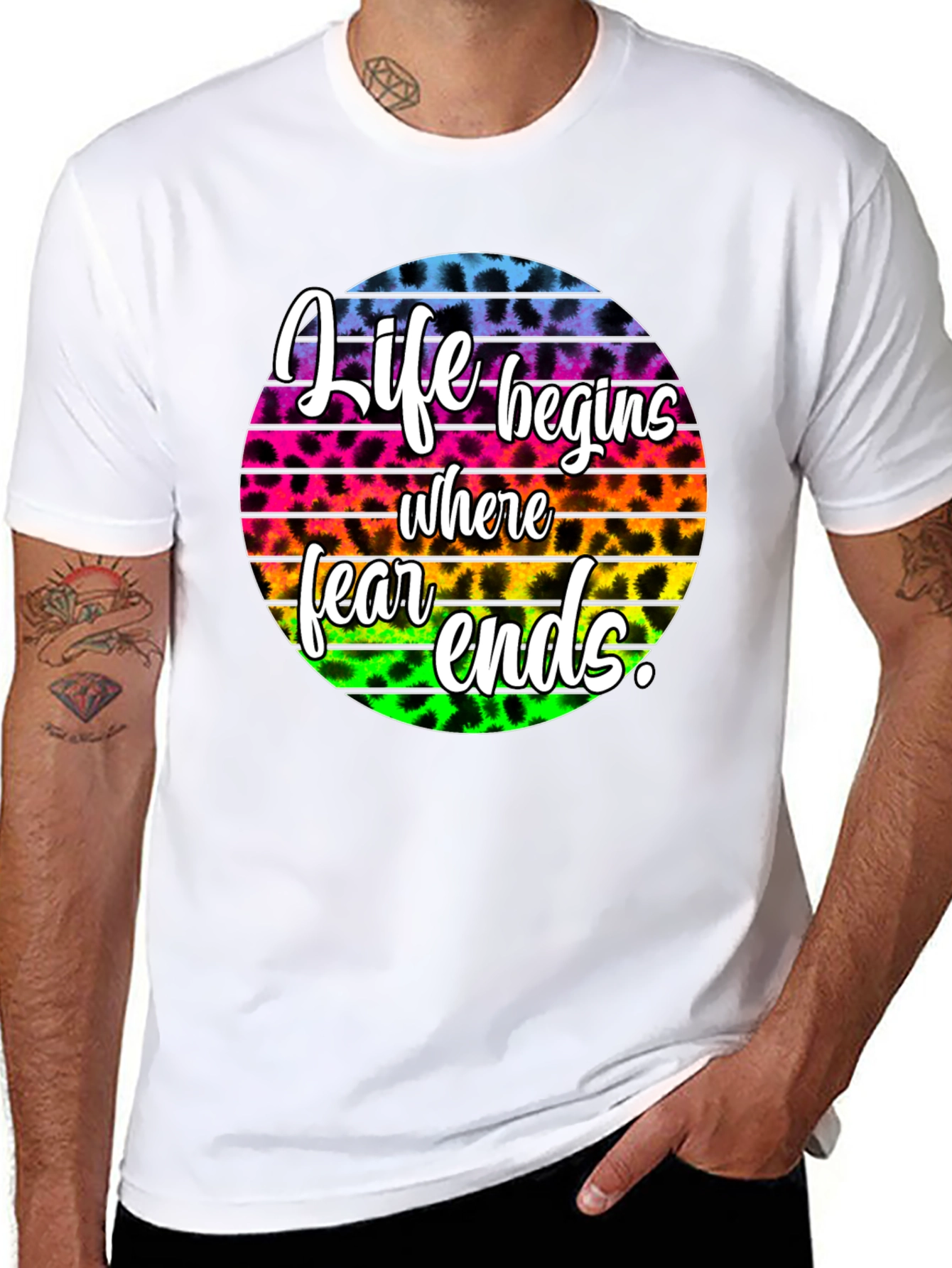 Life Begins Where Fear Ends Graphic Tee