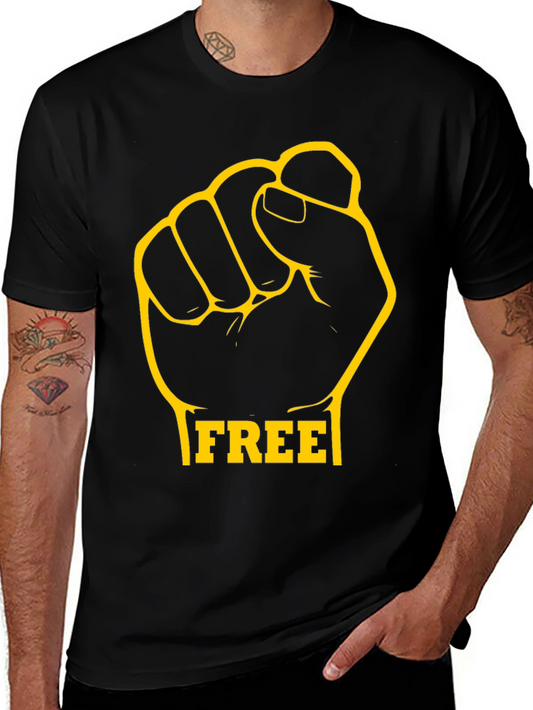 Freedom Fist Graphic Tee - Black