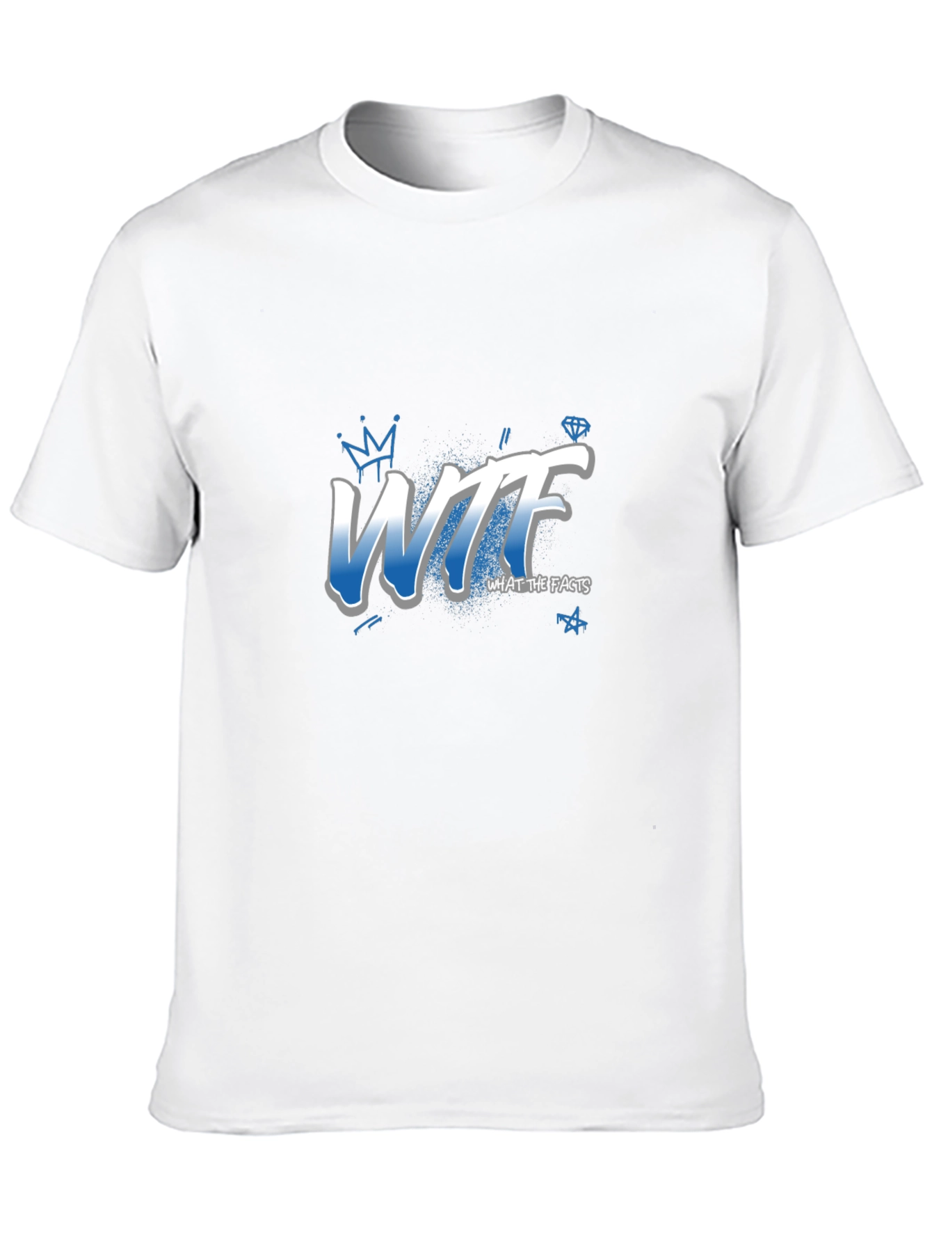 WTF What the Facts Black T-Shirt