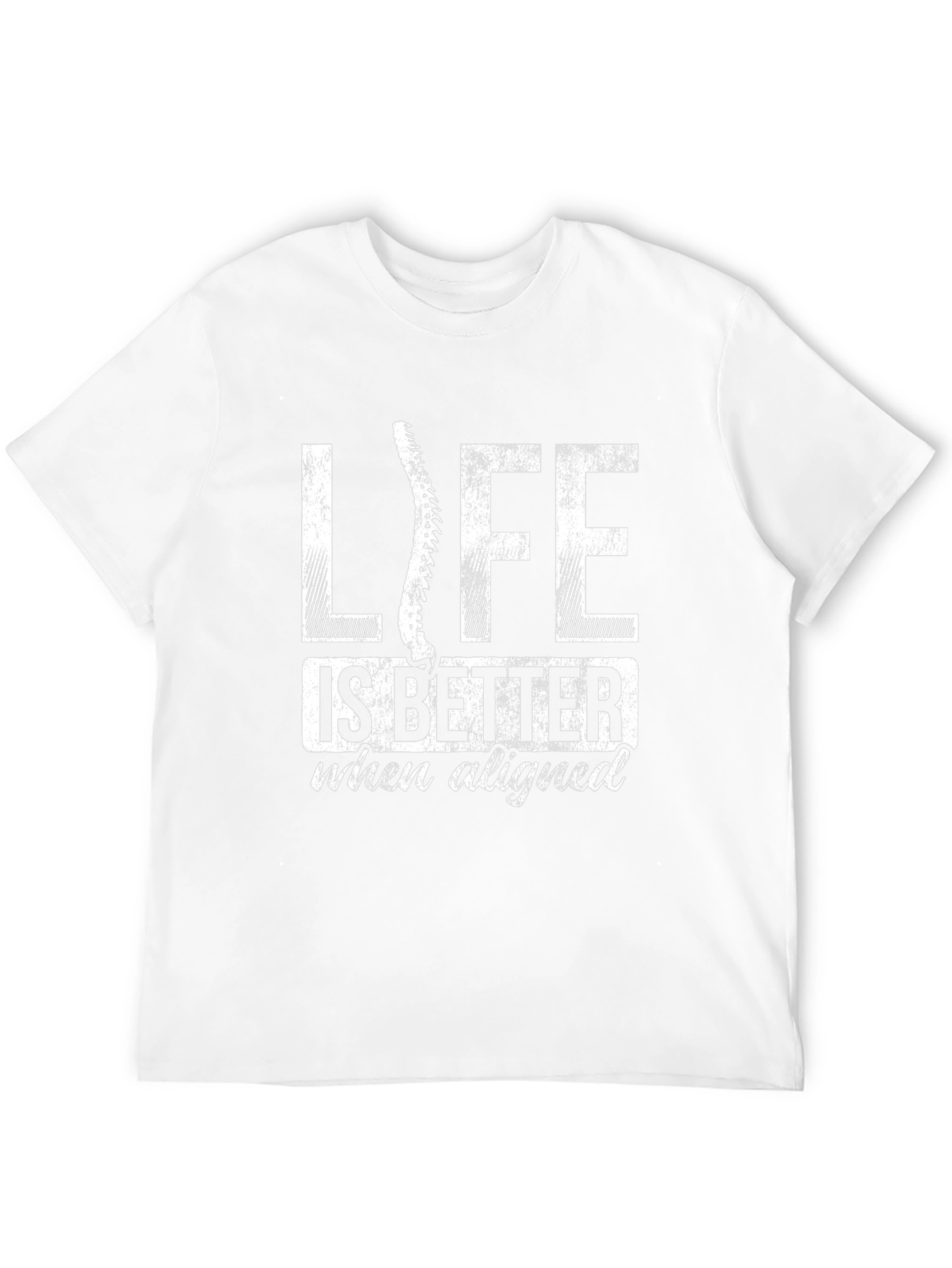 Life is Better Aligned T-Shirt - Chiropractic Tee