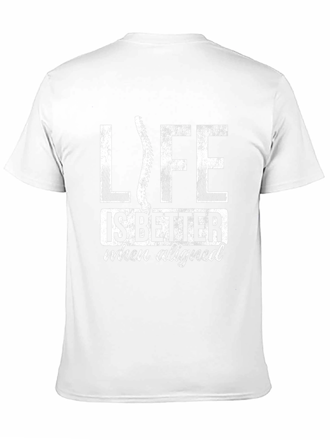 Life is Better Aligned T-Shirt - Chiropractic Tee