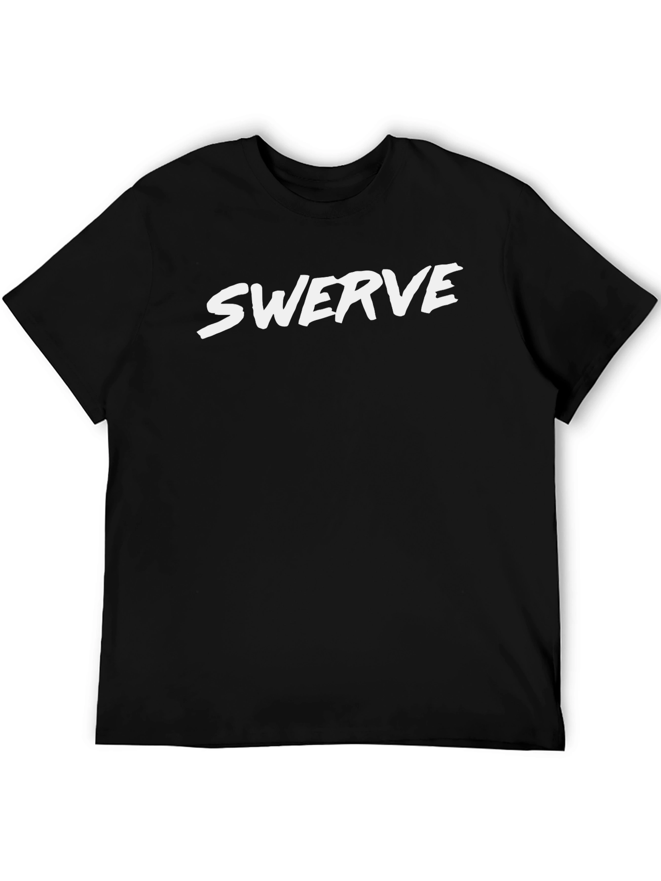 Swerve Graphic Tee - Black Cotton Blend