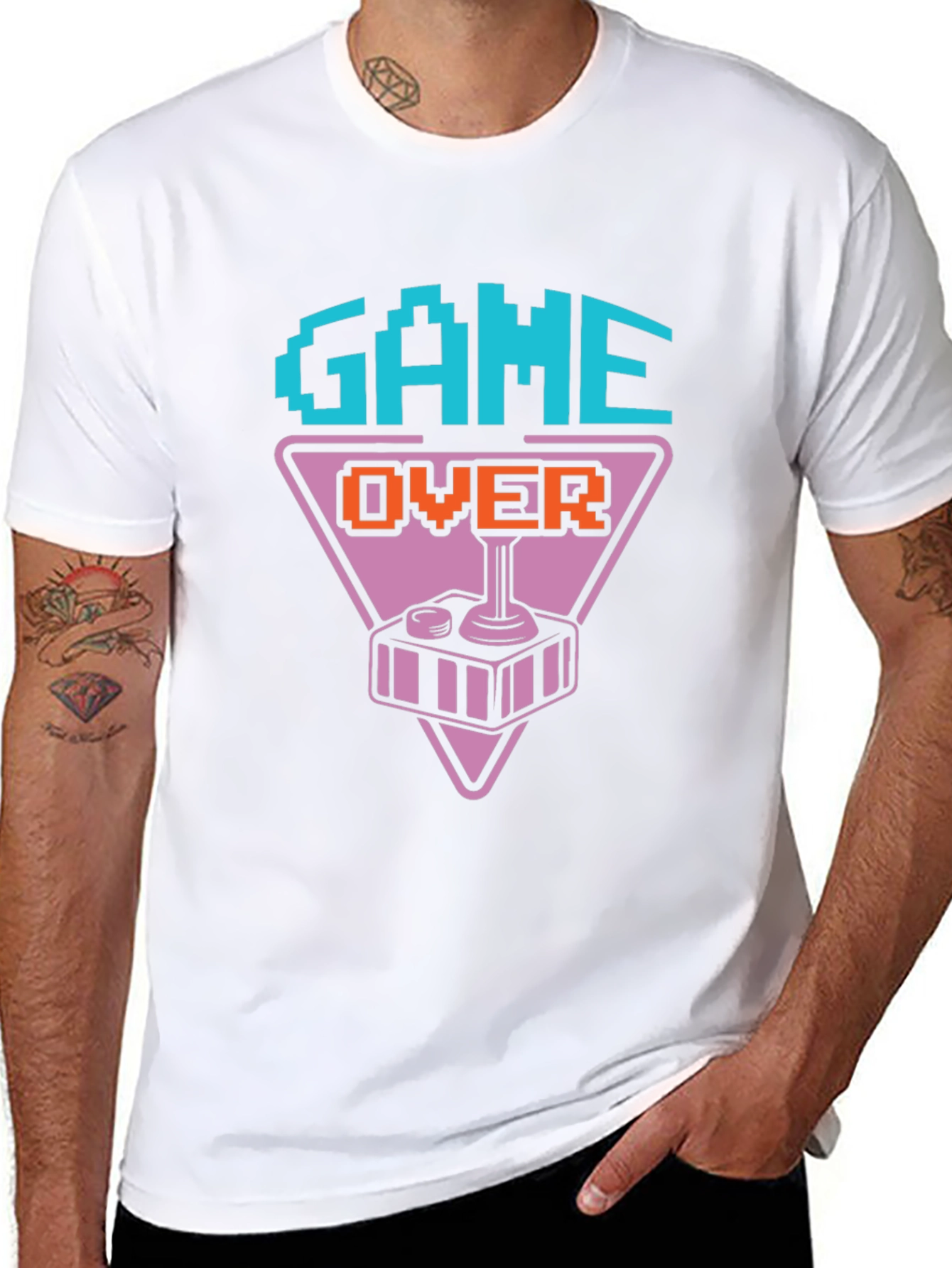 Retro Game Over T-Shirt - Classic Gamer Style