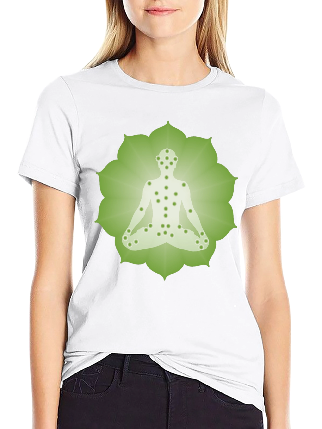 Heart Chakra Yoga T-Shirt - Spiritual Meditation Tee