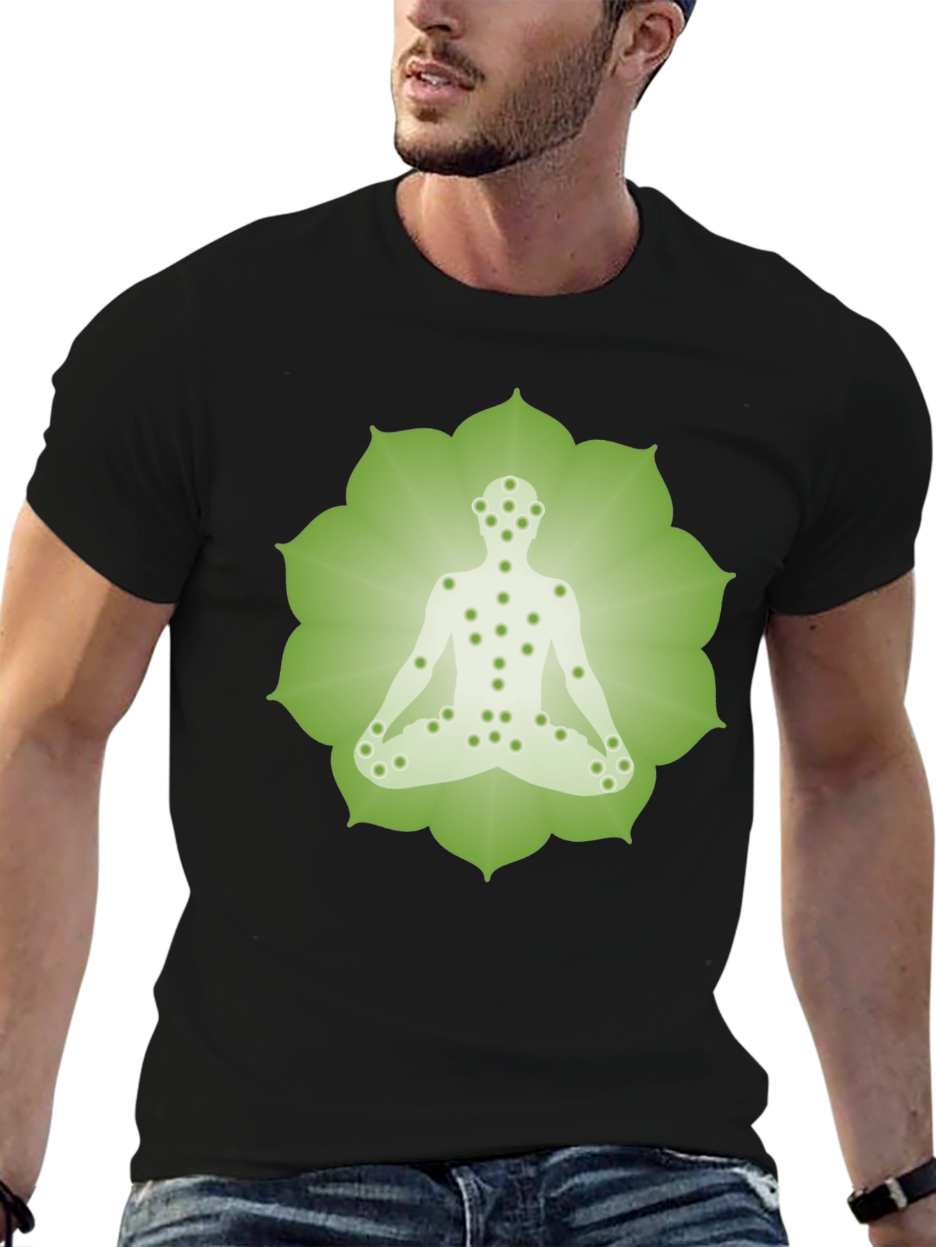 Heart Chakra Yoga T-Shirt - Spiritual Meditation Tee