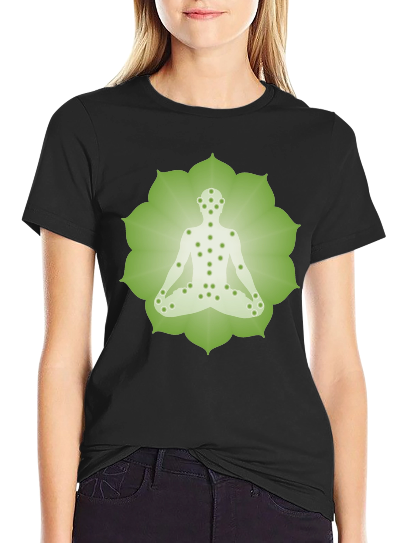 Heart Chakra Yoga T-Shirt - Spiritual Meditation Tee
