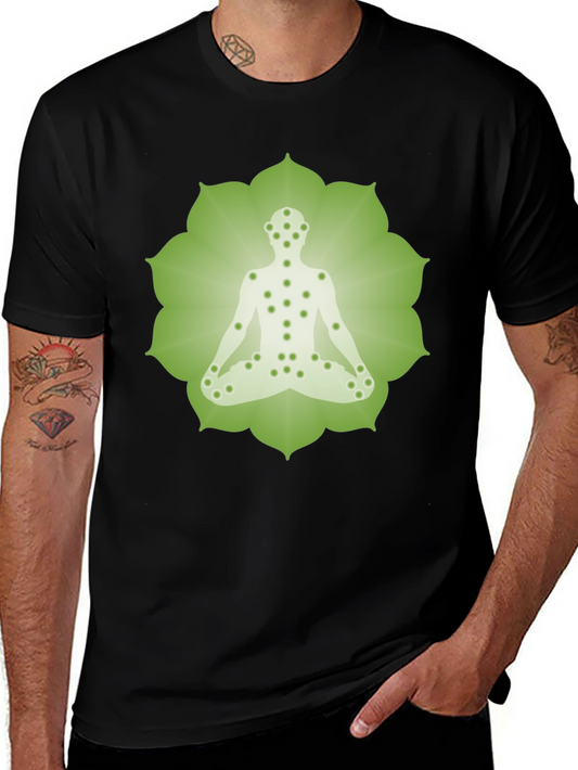 Heart Chakra Yoga T-Shirt - Spiritual Meditation Tee