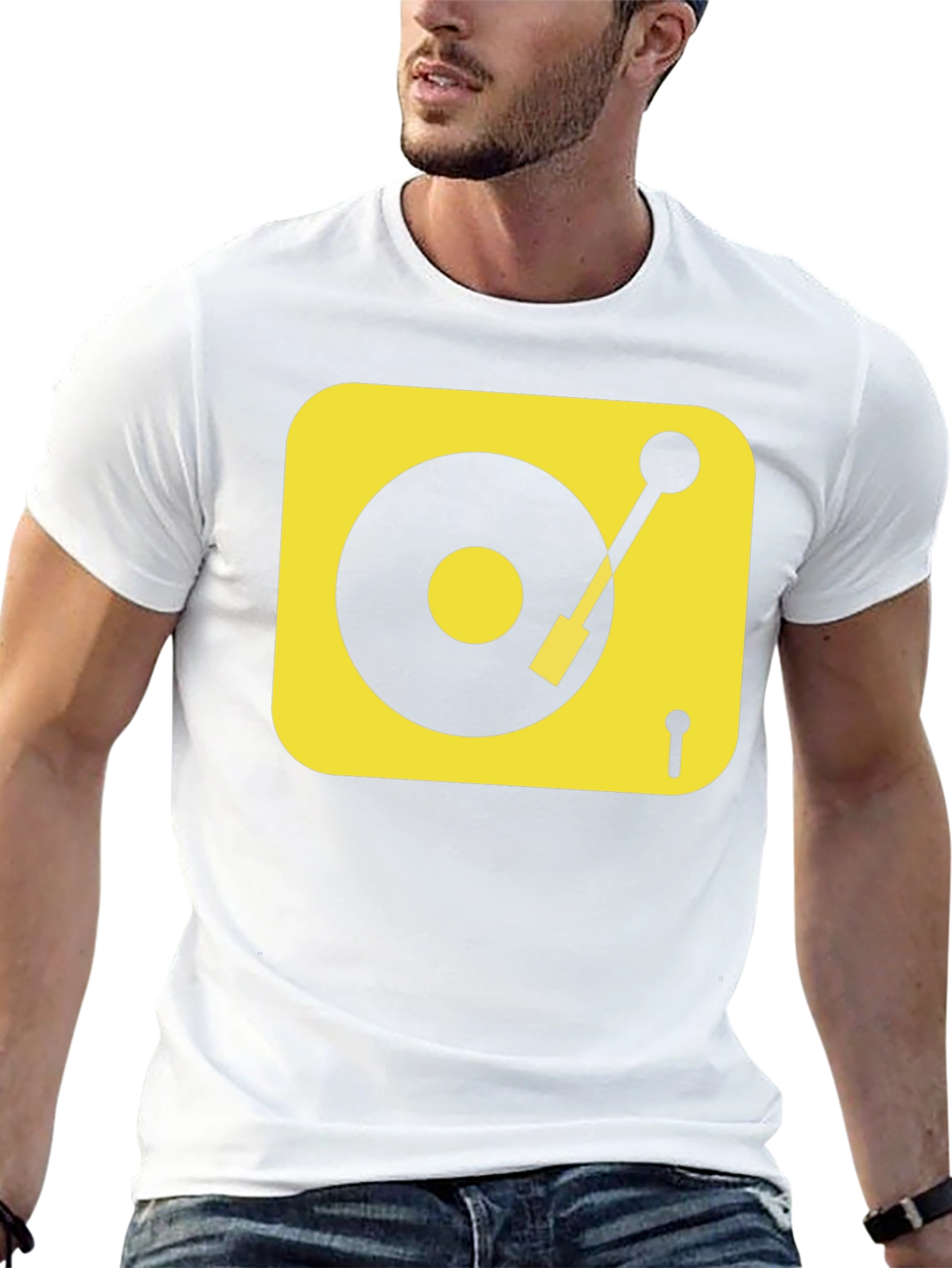 DJ Turntable Graphic Tee - Cool Music Lover Shirt