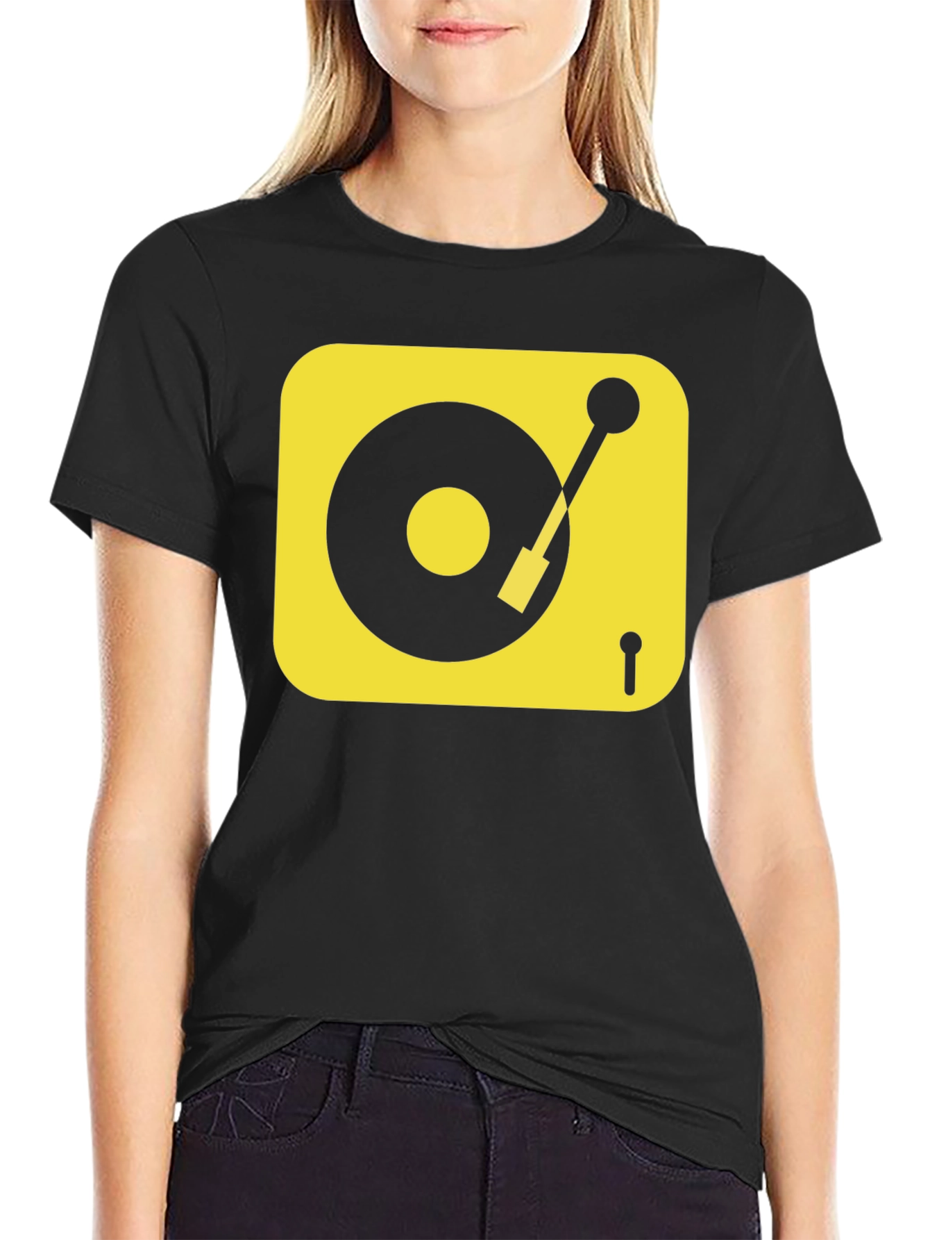 DJ Turntable Graphic Tee - Cool Music Lover Shirt