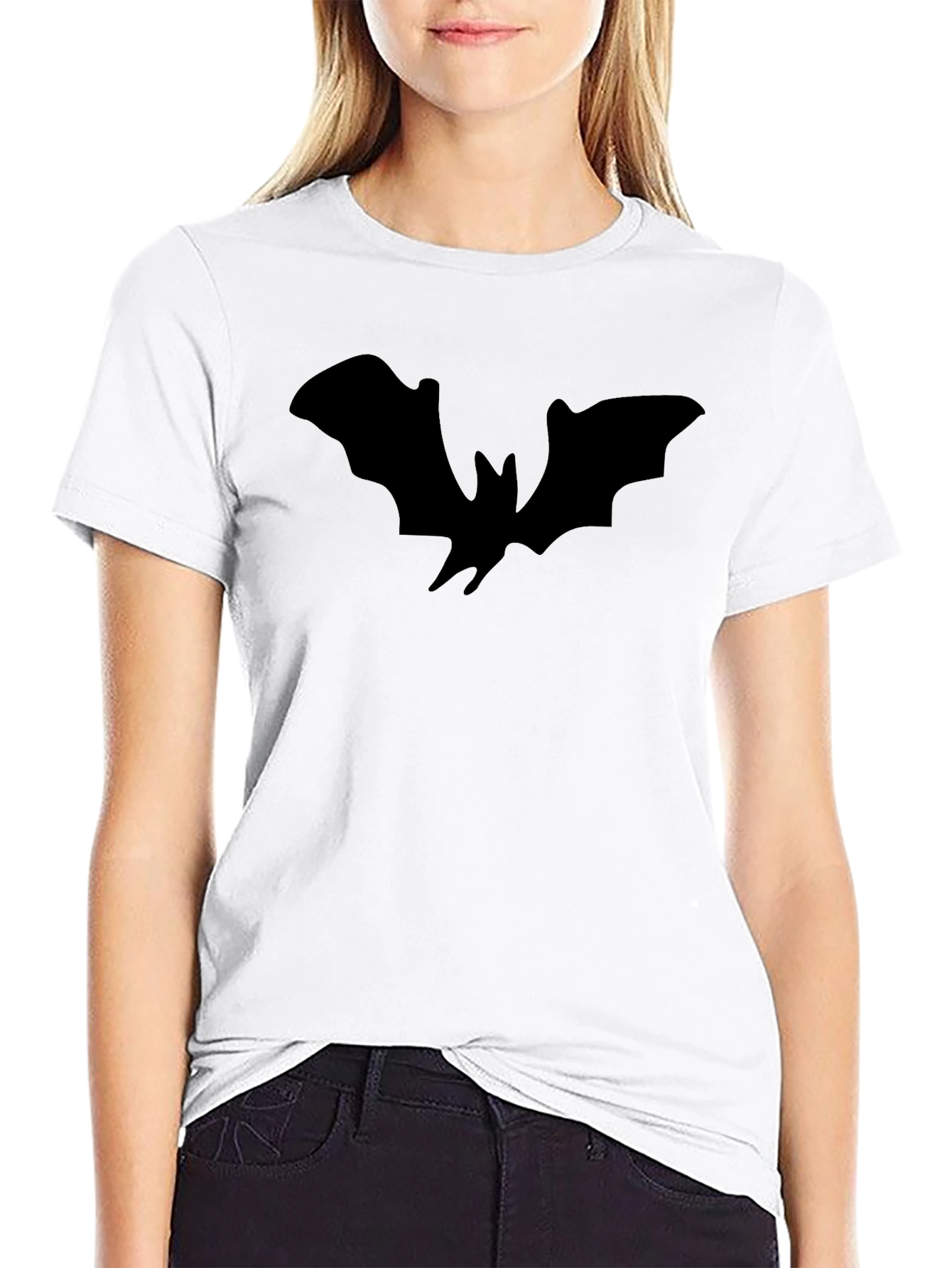 Bat Silhouette Black T-Shirt