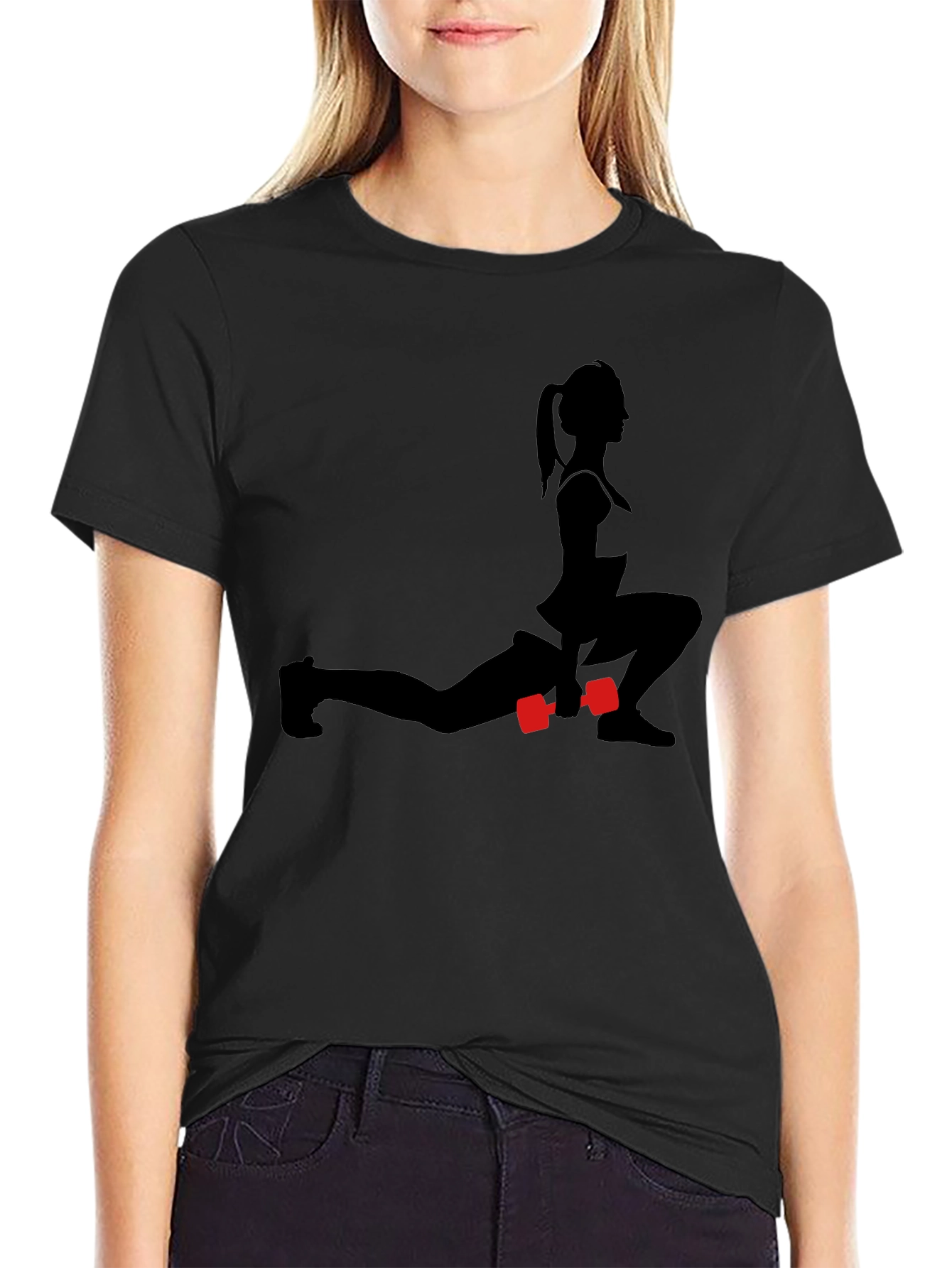 Fitness Silhouette T-Shirt - Workout Ready