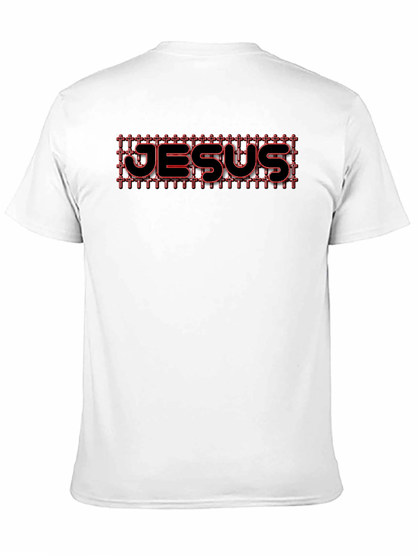 Jesus Cross T-Shirt Black Christian Graphic Tee