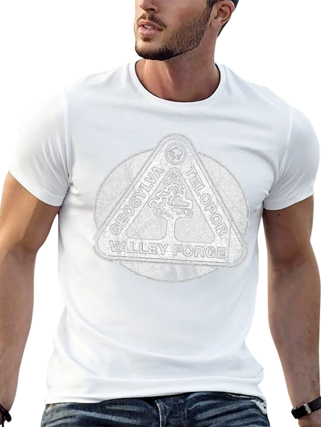Distressed Graphic Black T-Shirt
