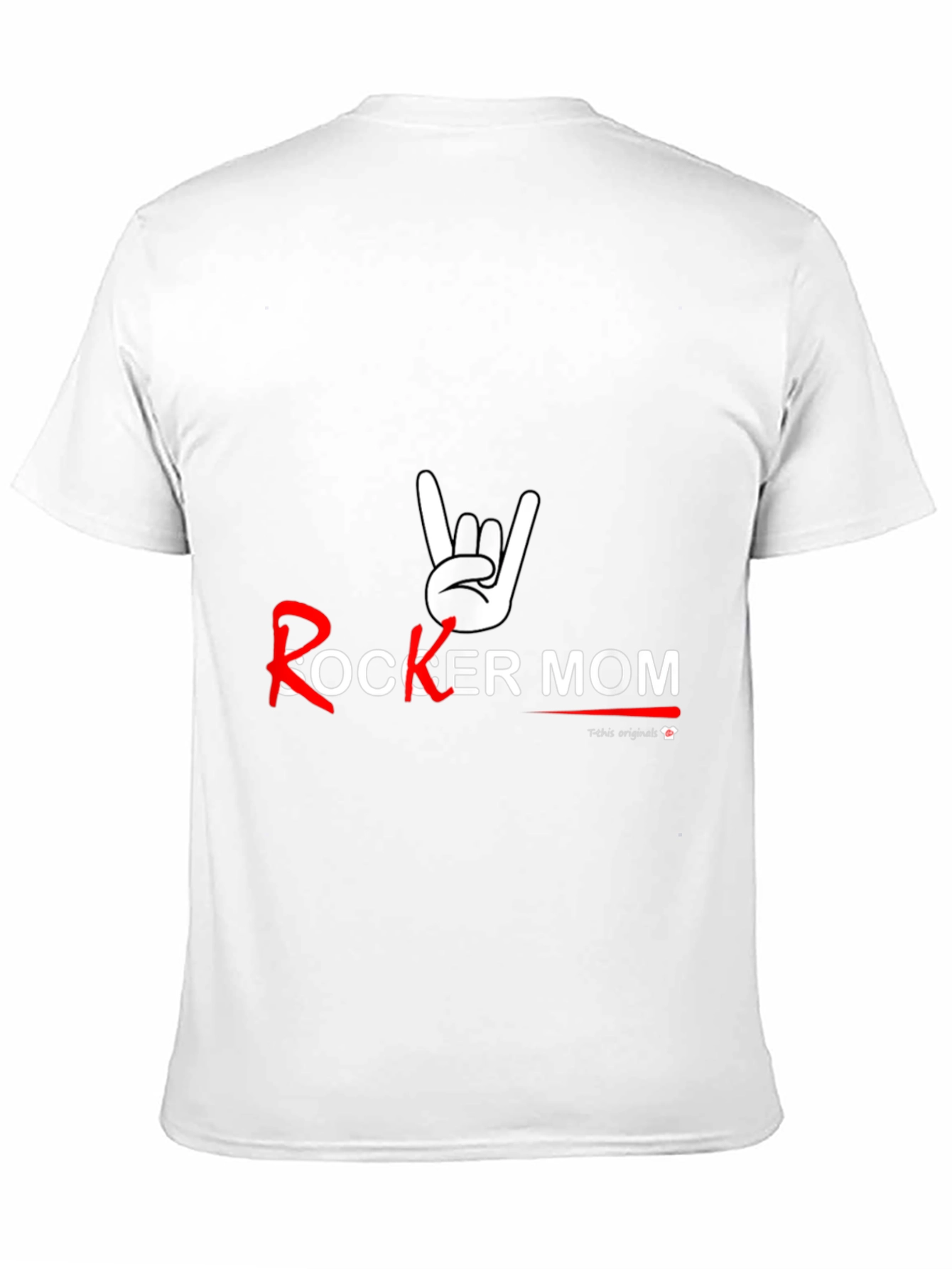 Rocker Mom T-Shirt - Black Graphic Tee