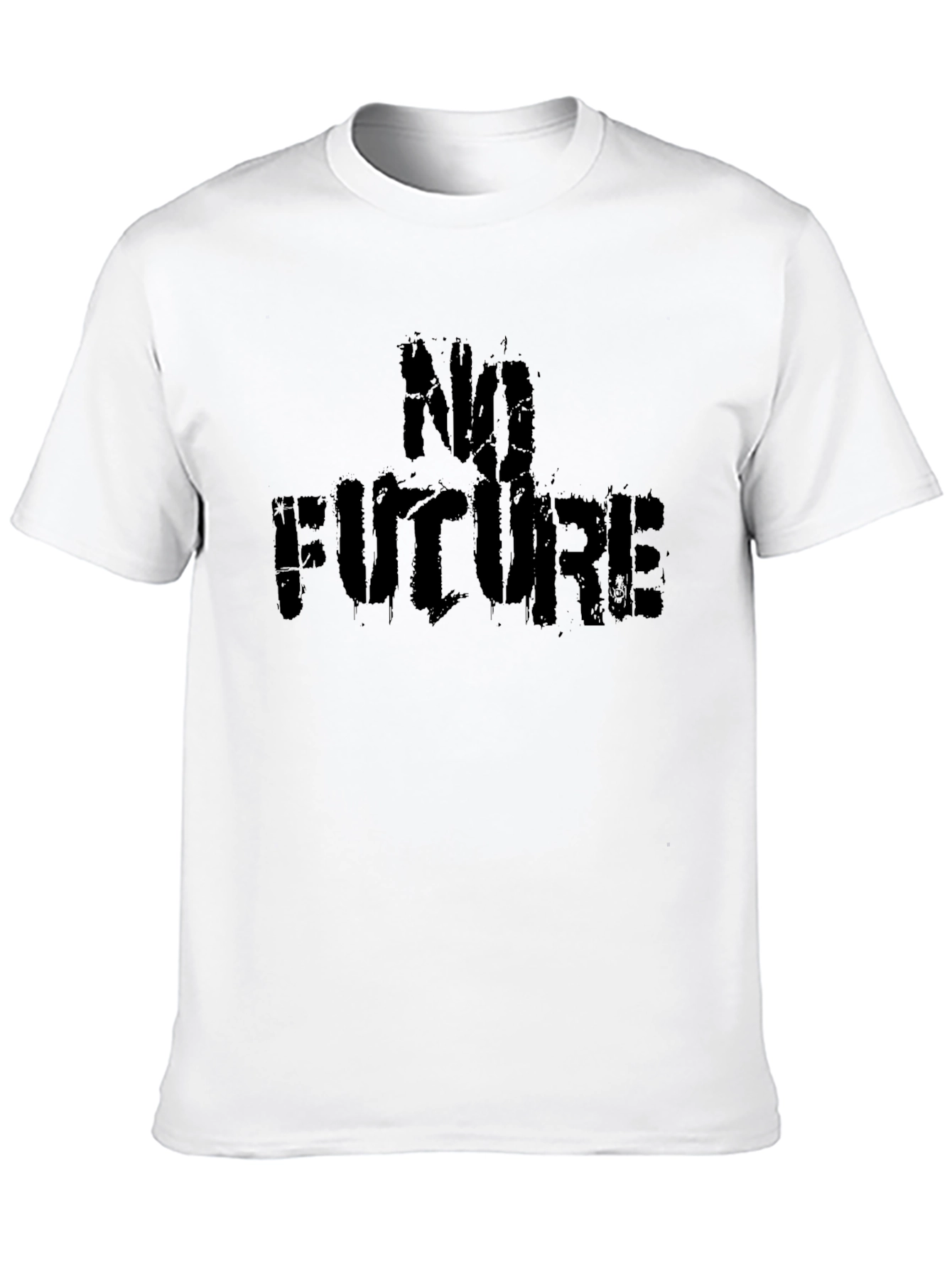 No Future Graphic Tee - Dark Humor T-Shirt