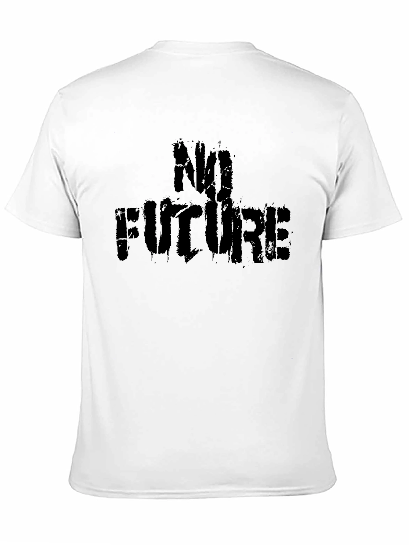 No Future Graphic Tee - Dark Humor T-Shirt
