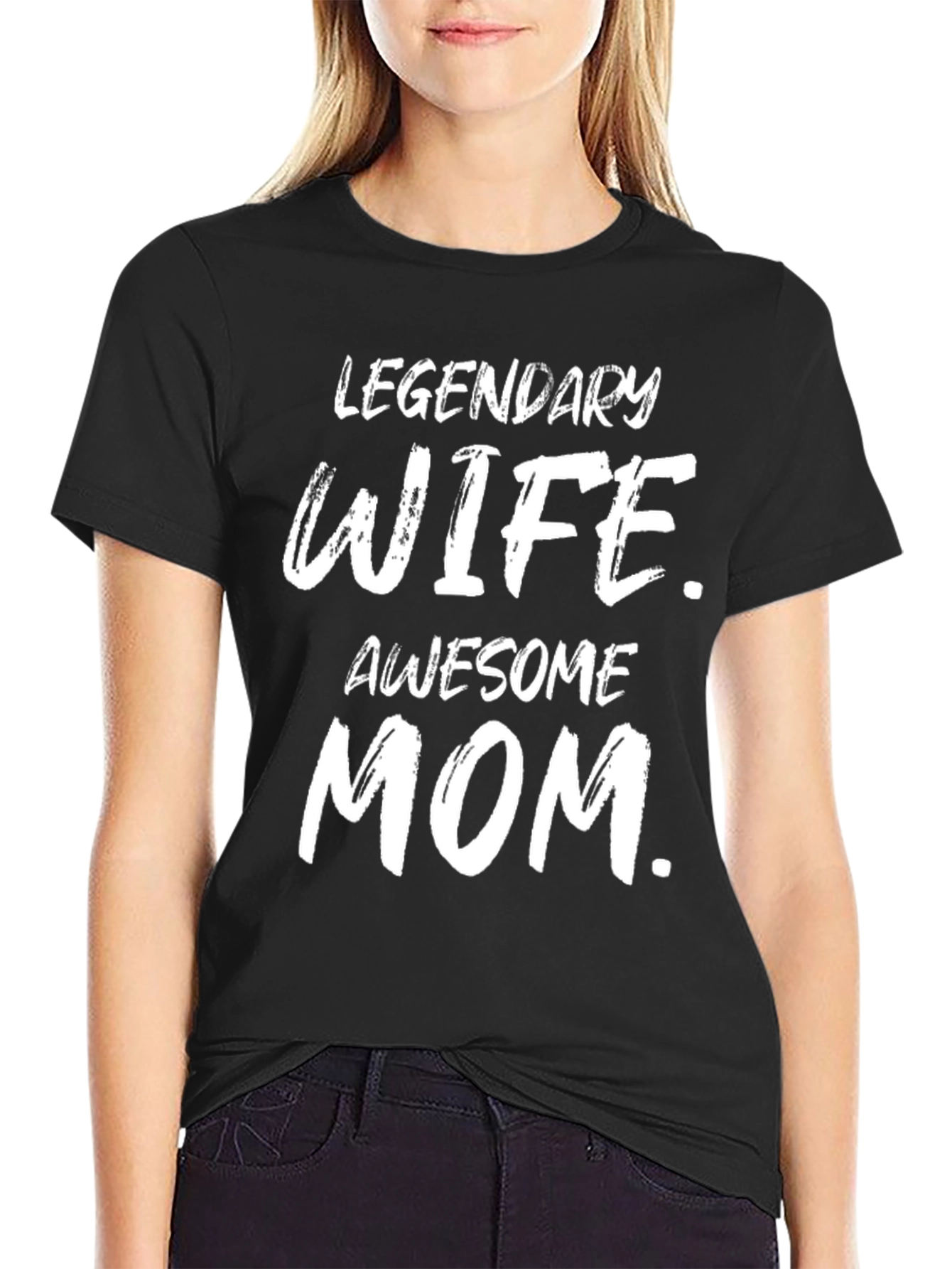 Legendary Wife Awesome Mom Graphic Tee