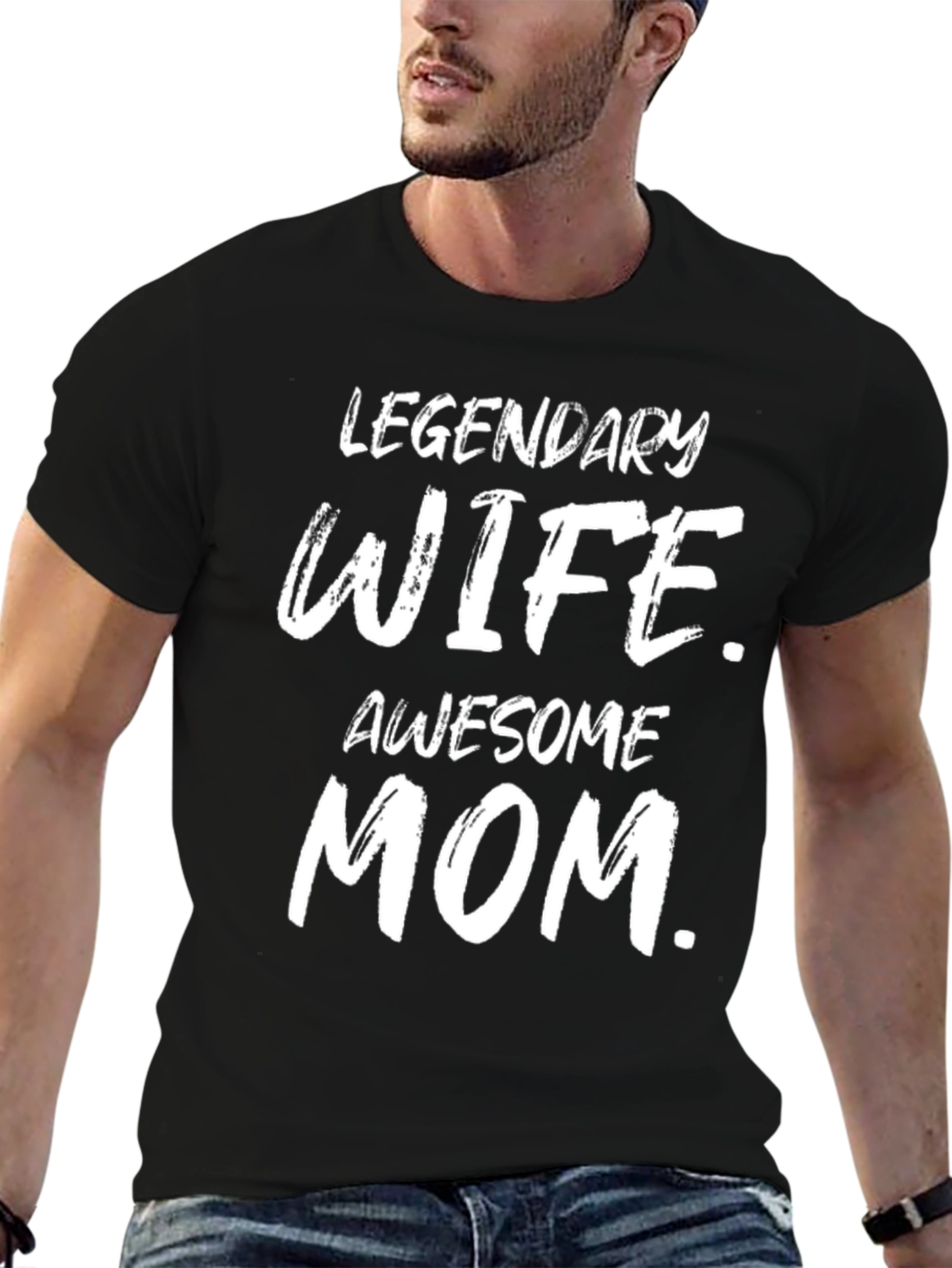 Legendary Wife Awesome Mom Graphic Tee