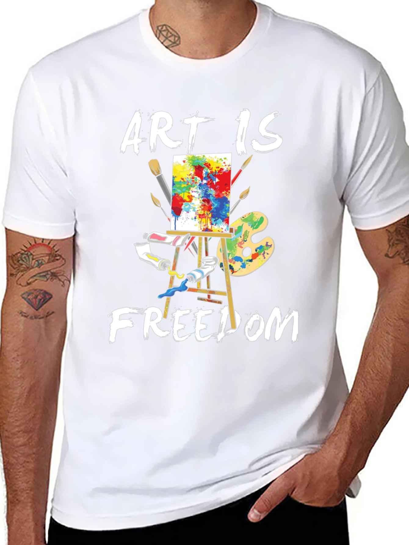 Art Is Freedom T-Shirt - Artist Design