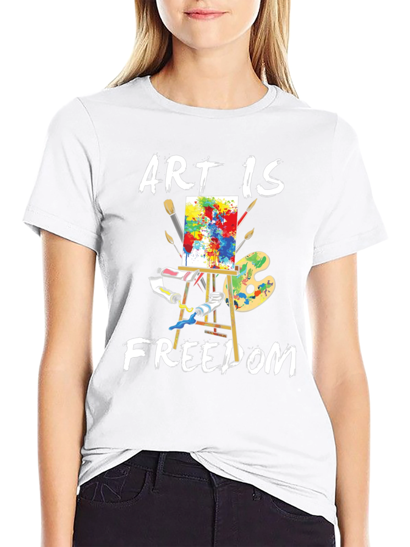 Art Is Freedom T-Shirt - Artist Design