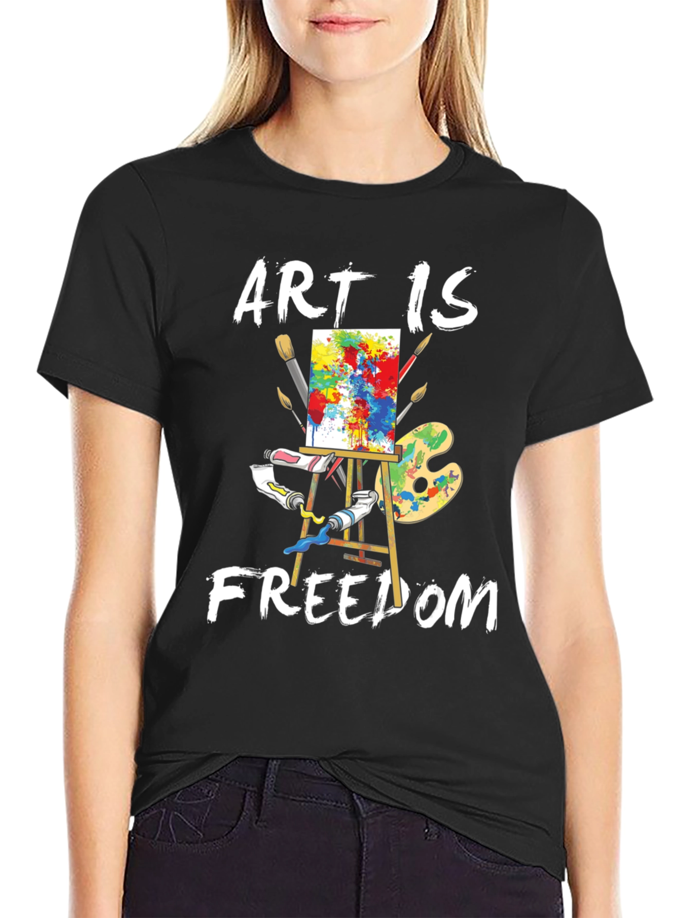 Art Is Freedom T-Shirt - Artist Design