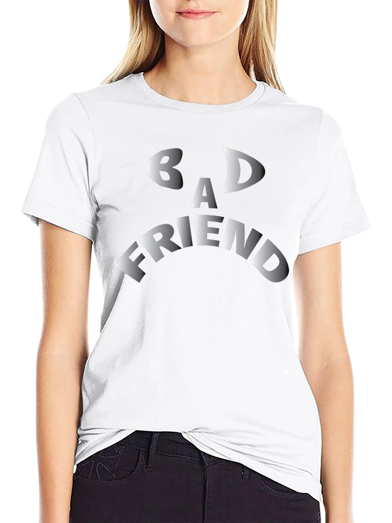 Bad Friend Graphic T-Shirt - Funny Mens Tee