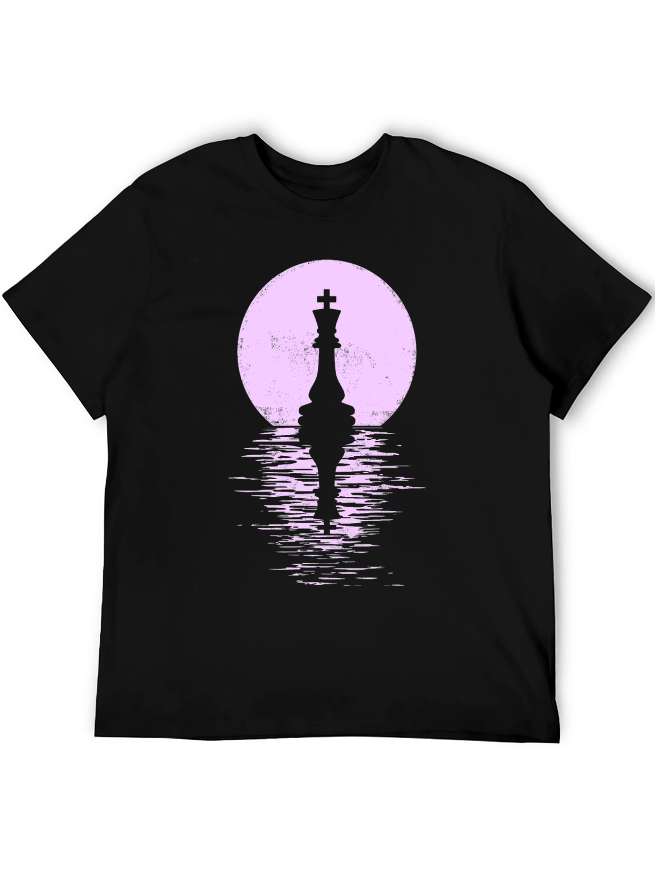 Chess King Silhouette T-Shirt - Stylish Graphic Tee
