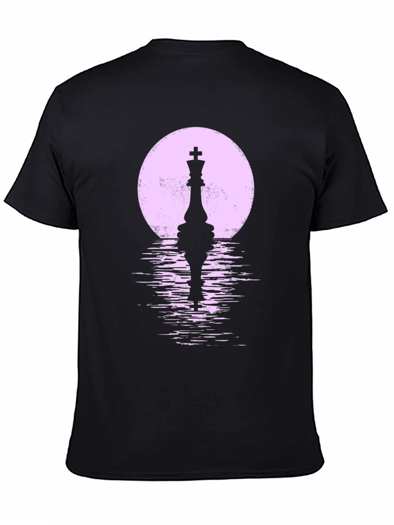 Chess King Silhouette T-Shirt - Stylish Graphic Tee