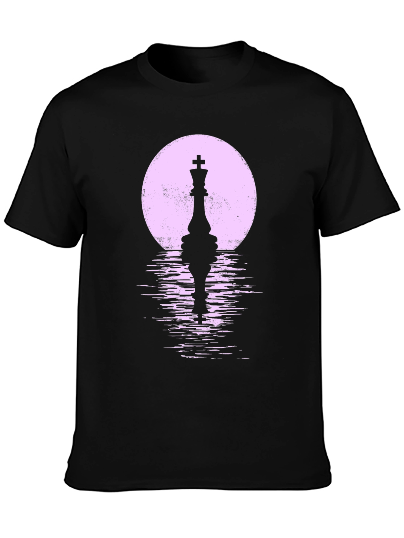 Chess King Silhouette T-Shirt - Stylish Graphic Tee