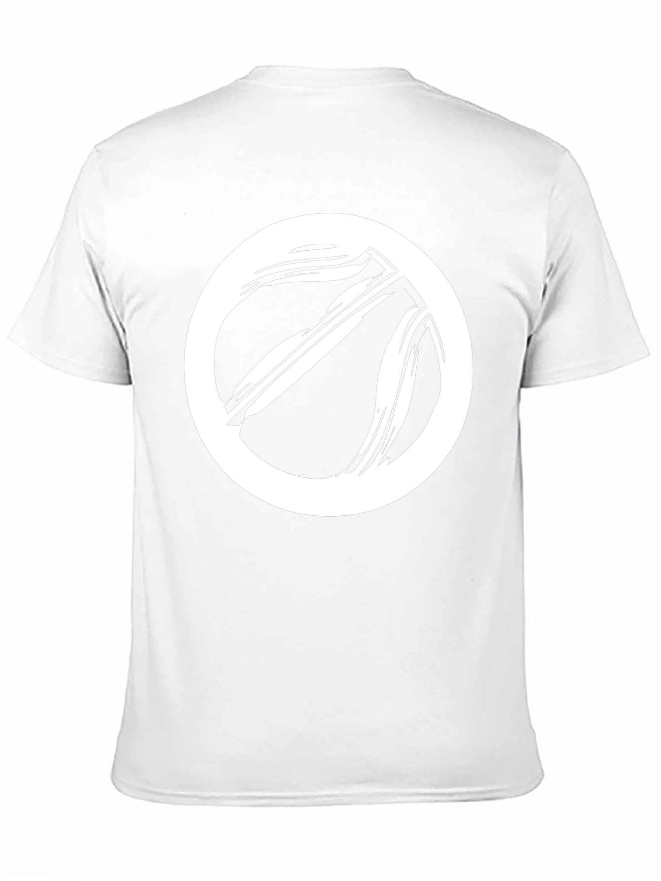 Black Graphic Tee - Basketball Circle