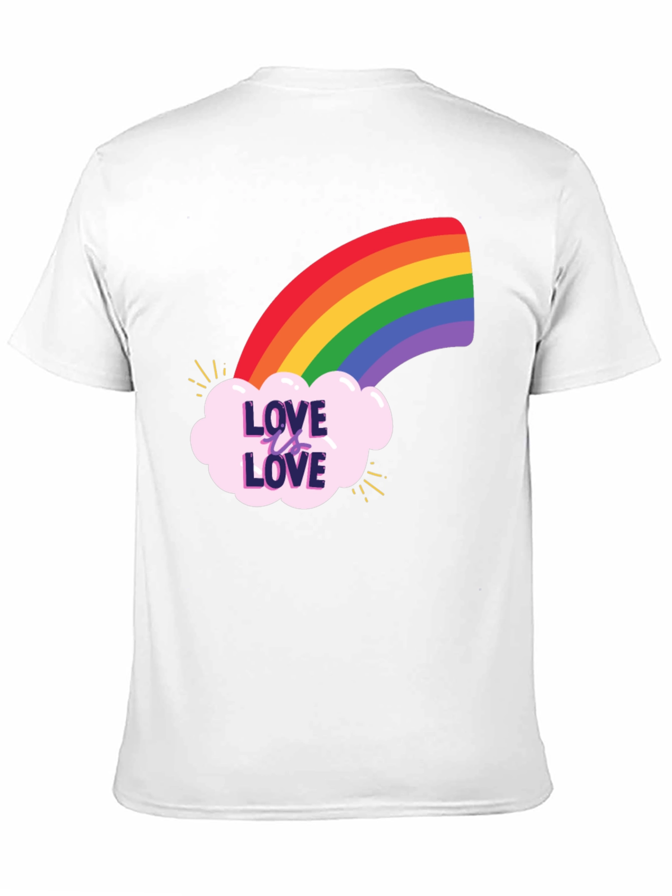 Love is Love Rainbow Graphic Tee - Pride Shirt