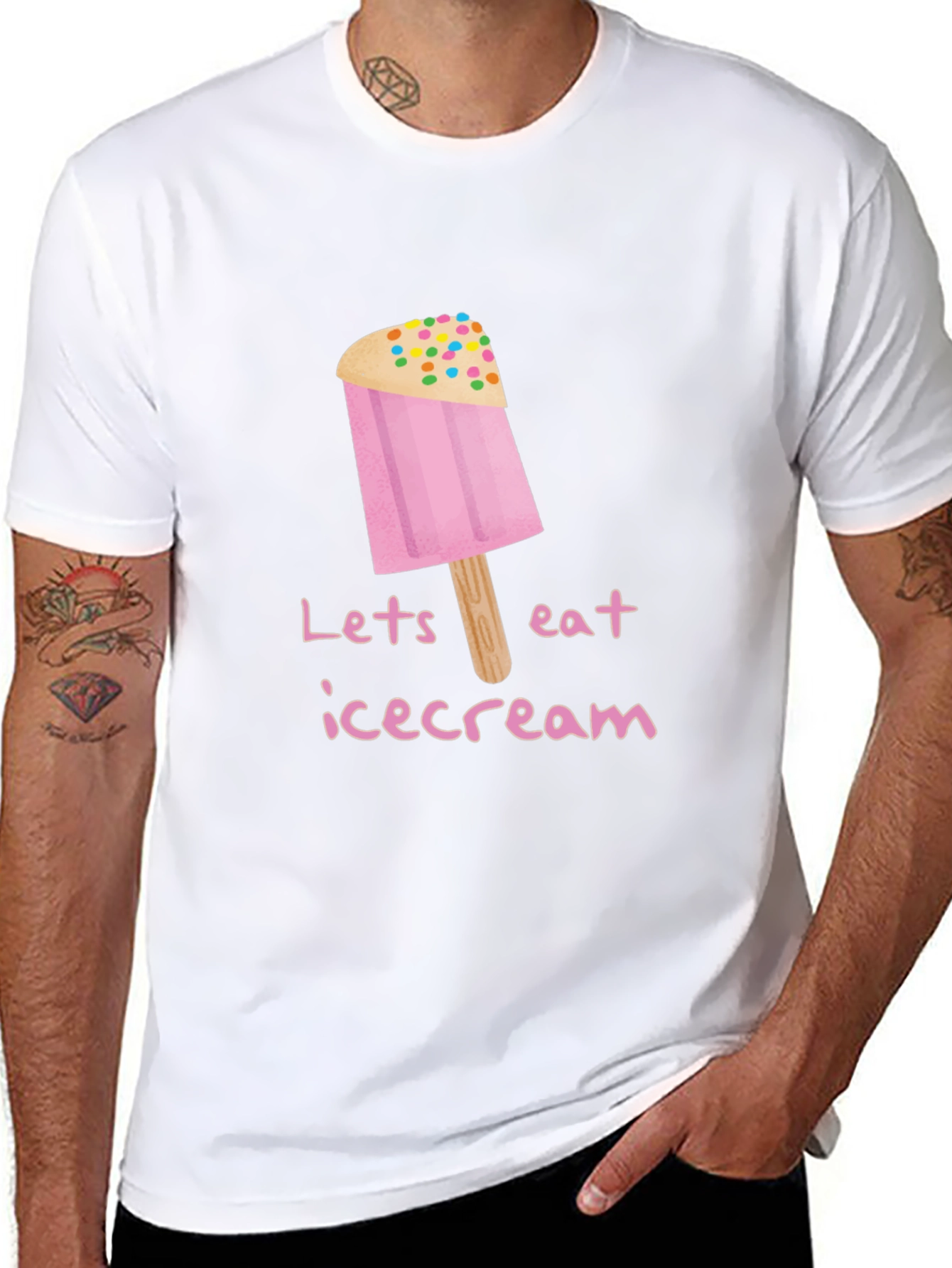 Ice Cream Popsicle Graphic Tee