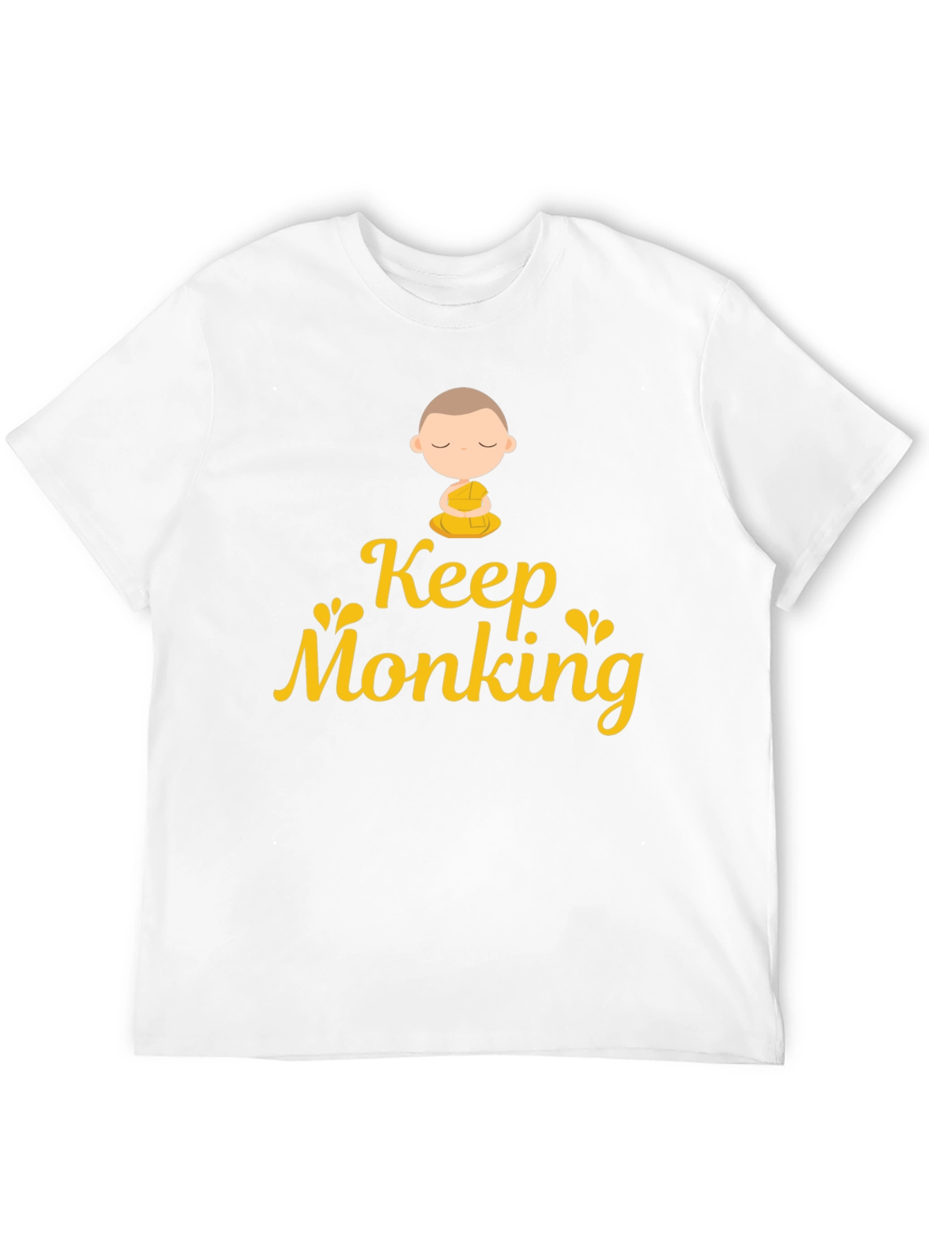 Keep Monking T-Shirt - Funny Monk Design