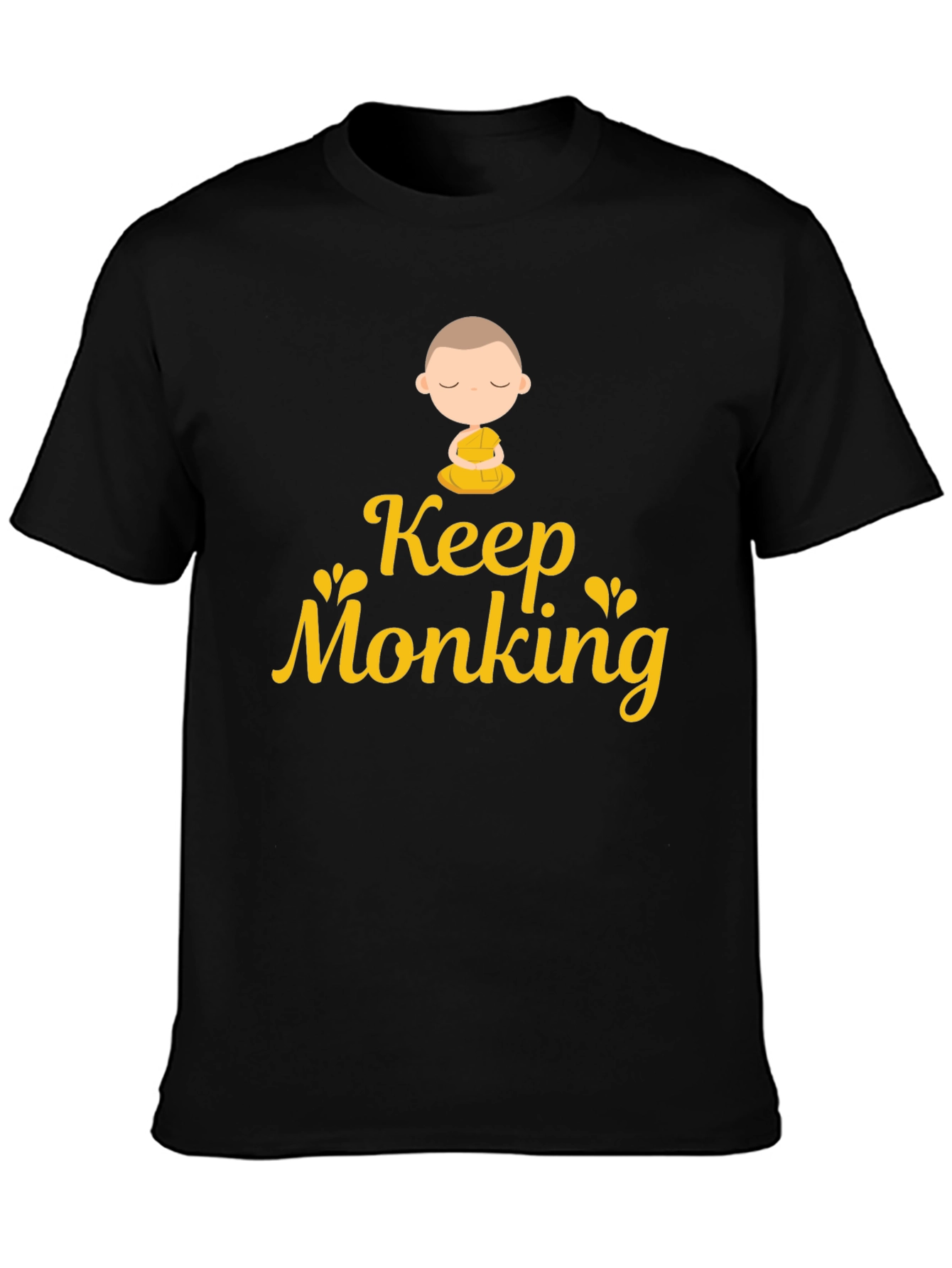 Keep Monking T-Shirt - Funny Monk Design