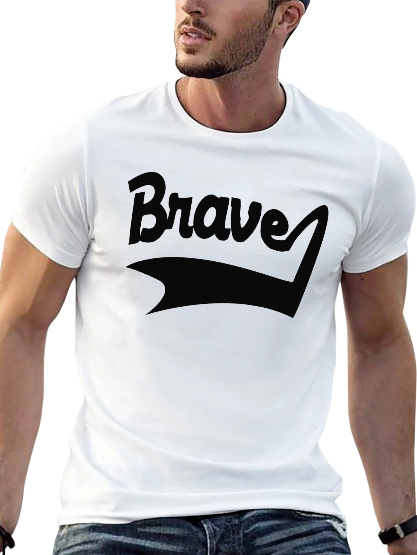 Brave Graphic Tee - Stylish Everyday Comfort