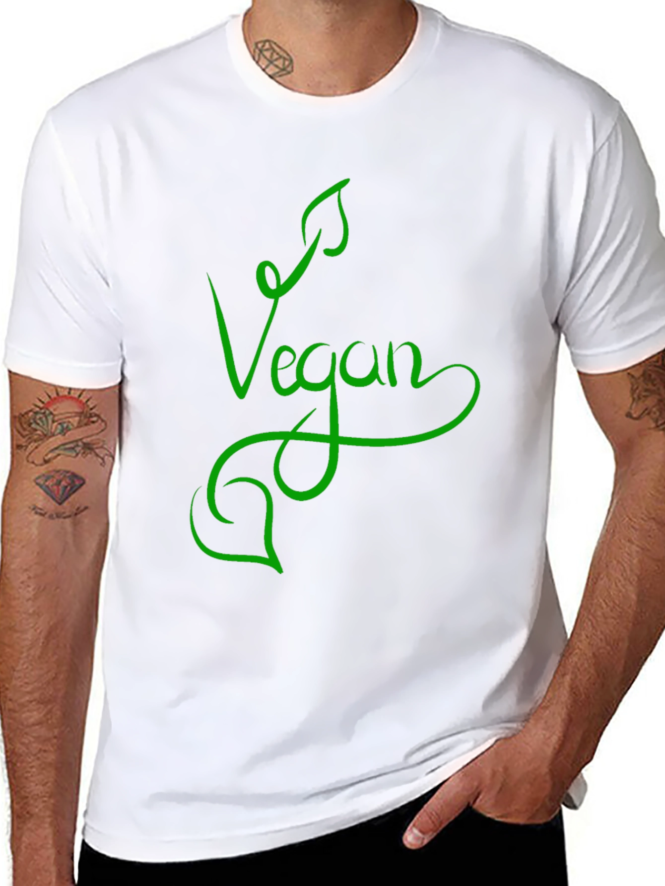 Vegan Graphic Tee - Stylish & Sustainable