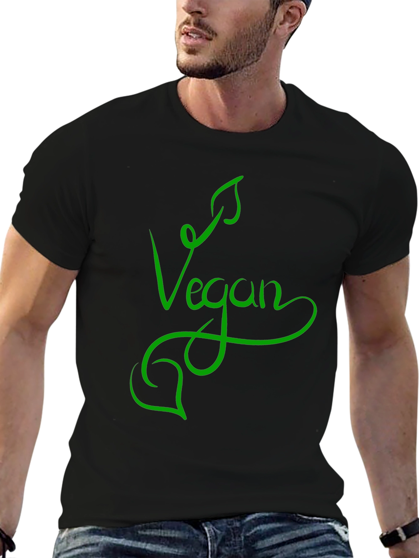 Vegan Graphic Tee - Stylish & Sustainable