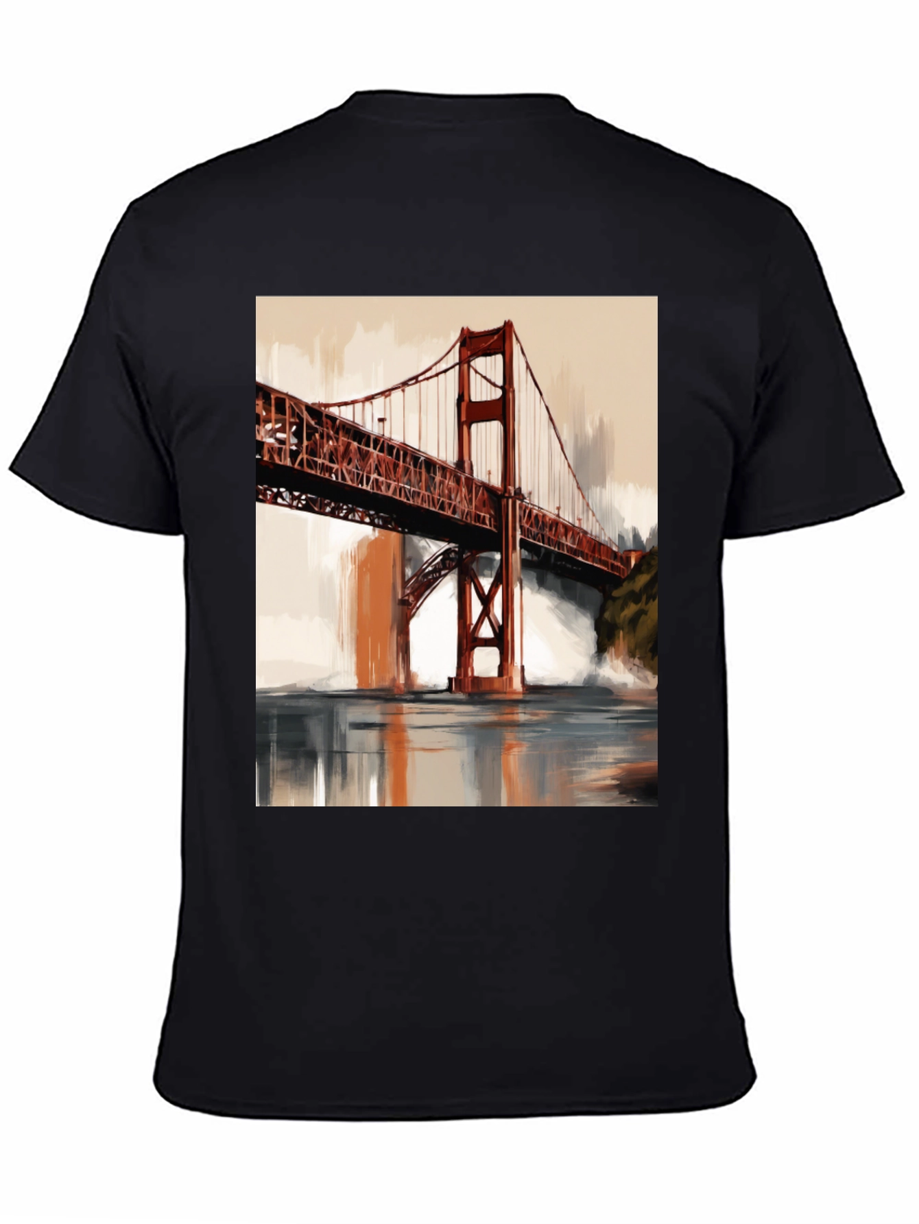 Golden Gate Bridge Art Print T-Shirt