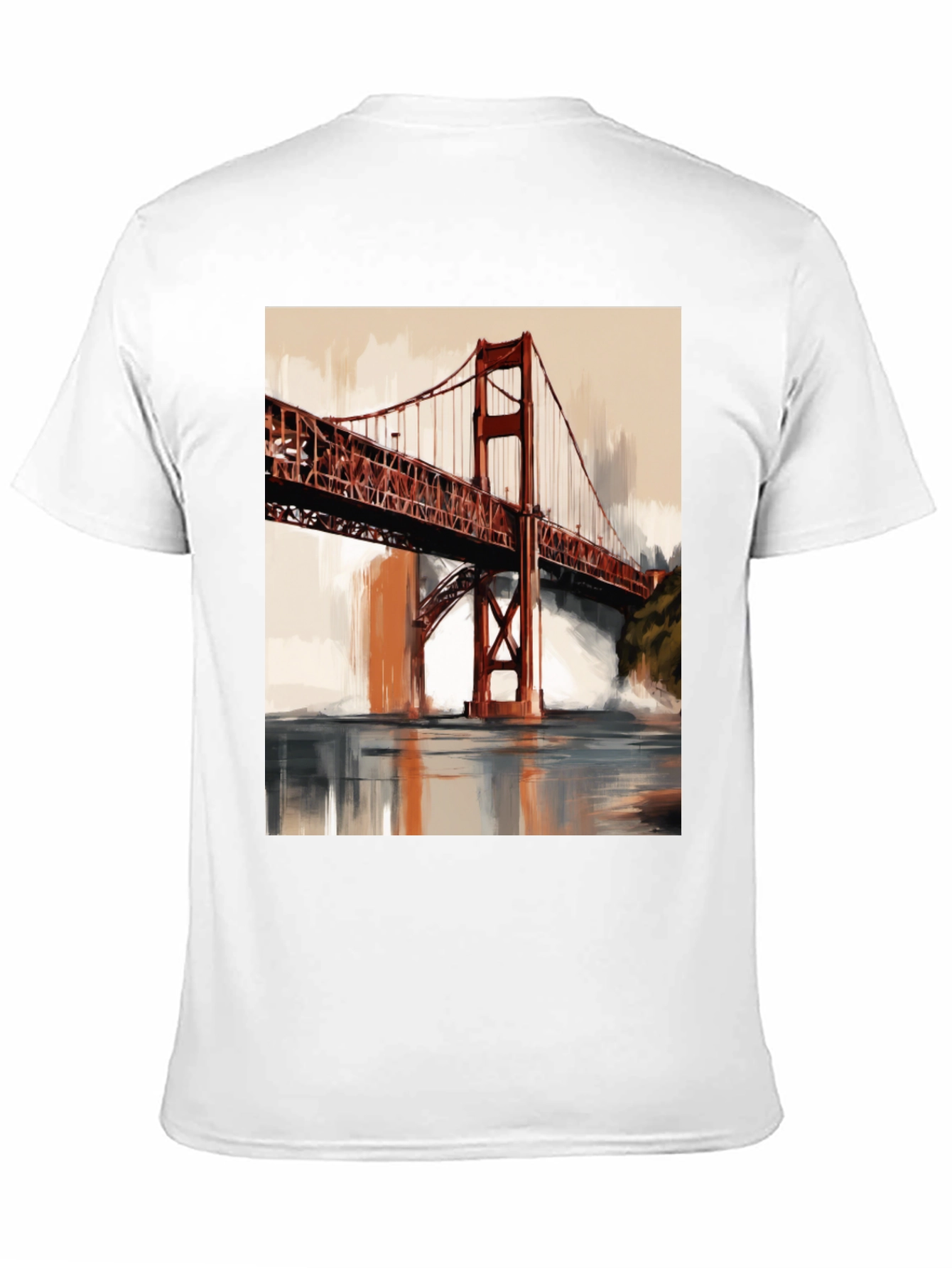 Golden Gate Bridge Art Print T-Shirt