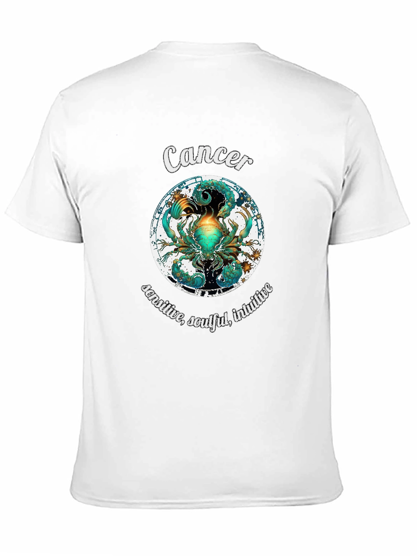 Cancer Zodiac Graphic T-Shirt Astrology Horoscope Tee