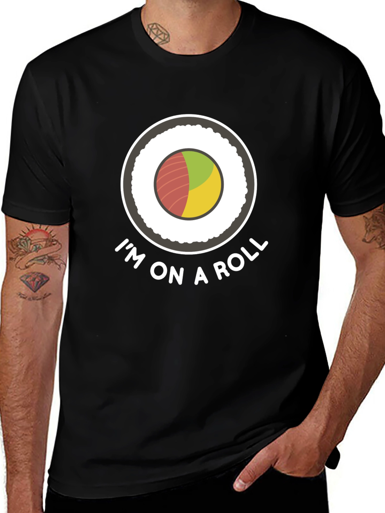 Sushi Roll T-Shirt - Funny Foodie Tee