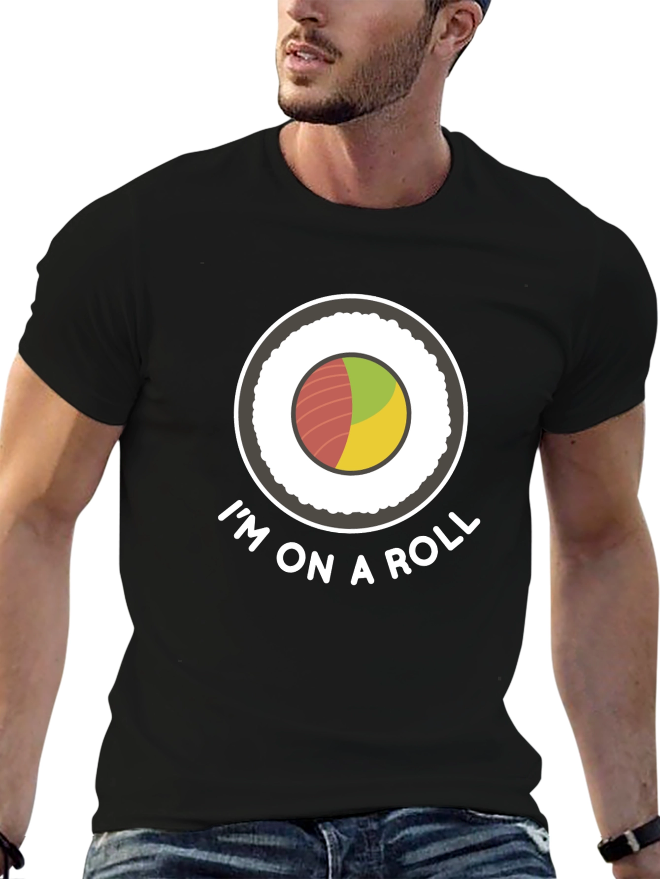 Sushi Roll T-Shirt - Funny Foodie Tee