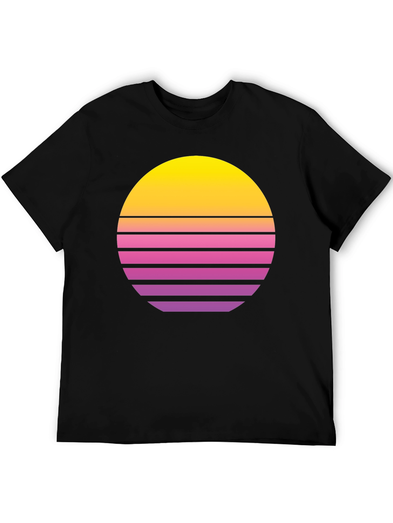 Retro Sunset Graphic T-Shirt - Stylish Comfort