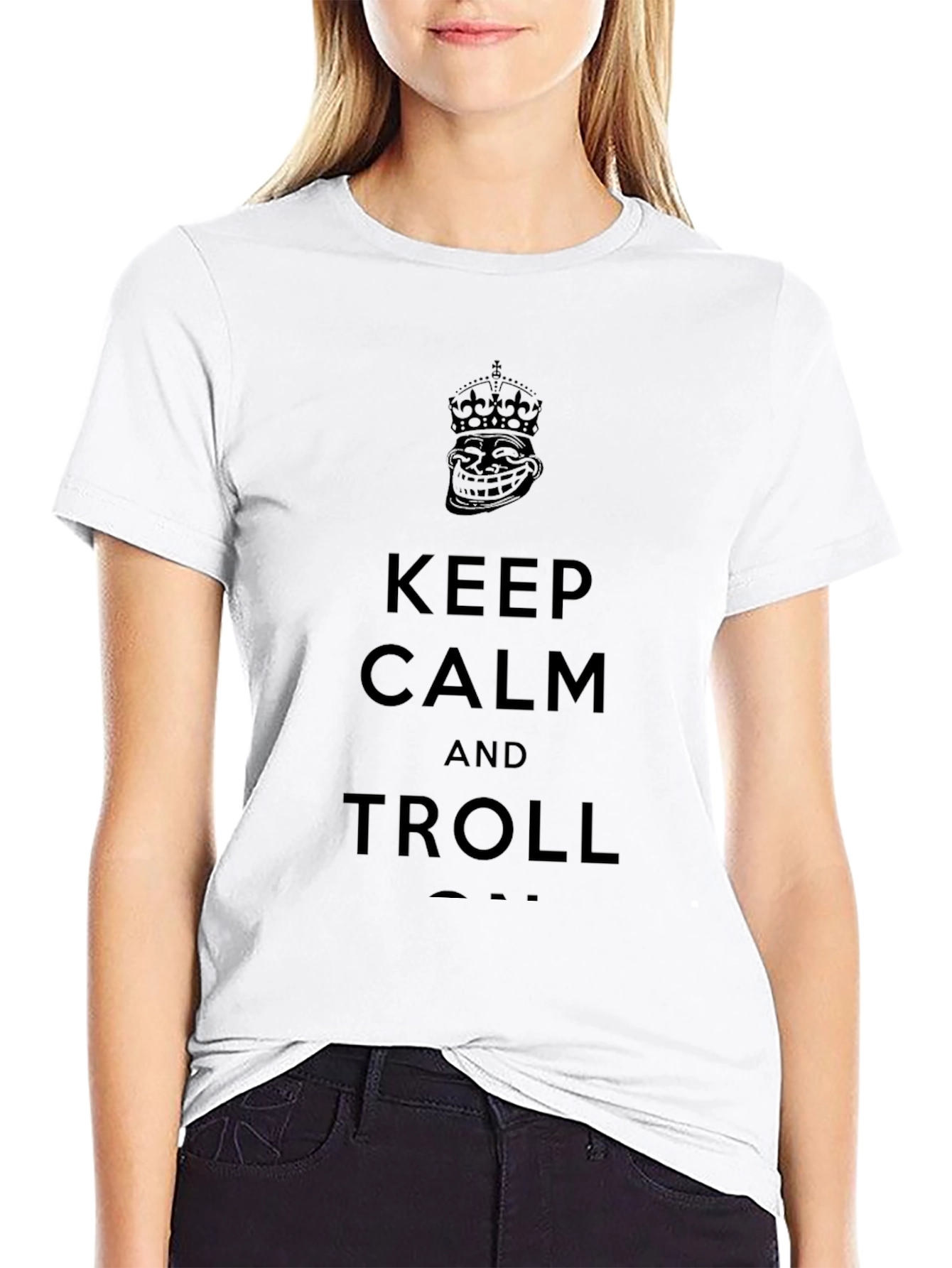 Keep Calm and Troll Graphic T-Shirt