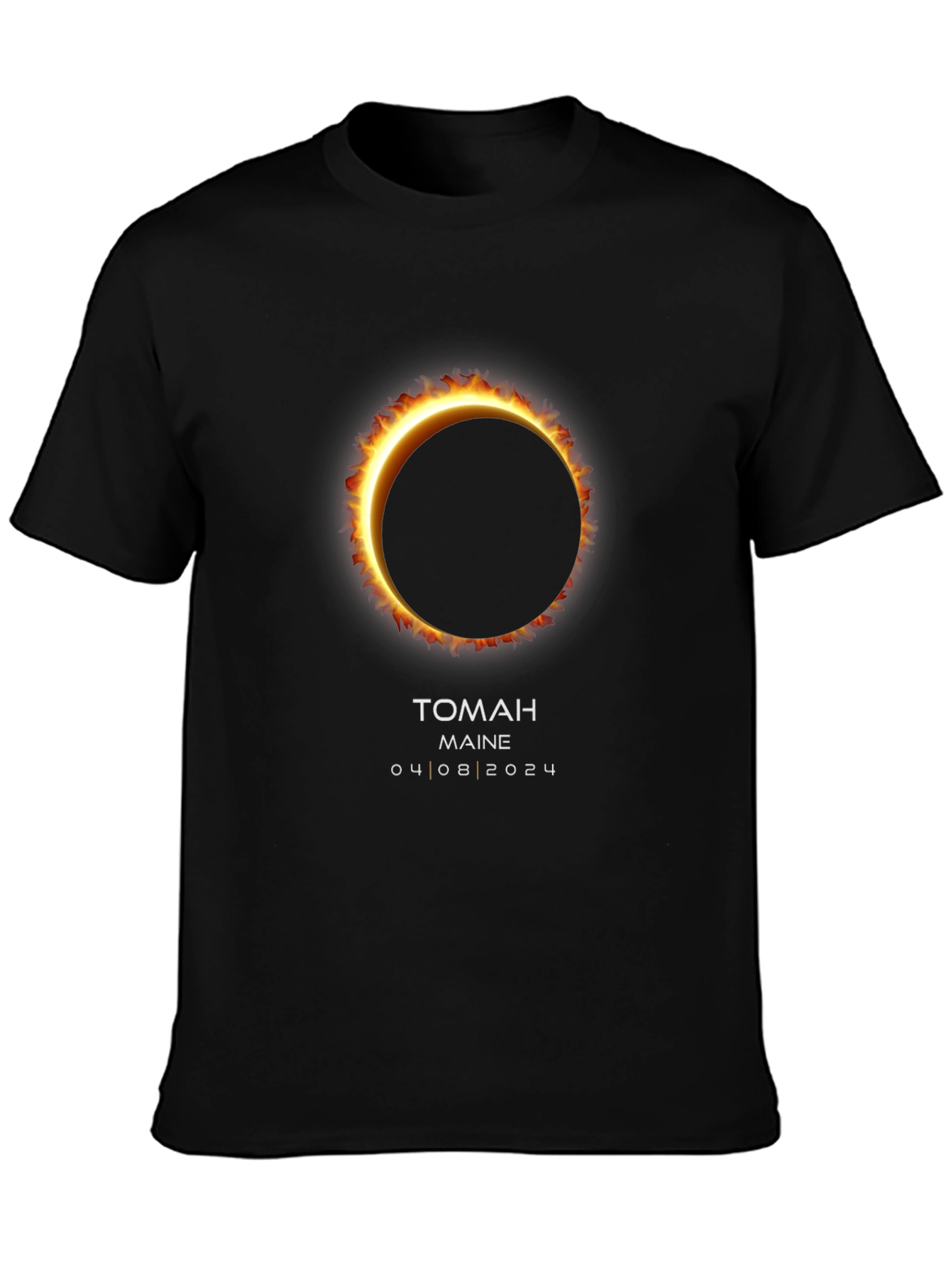 Tomah Maine Eclipse T-Shirt - 04/08/2024