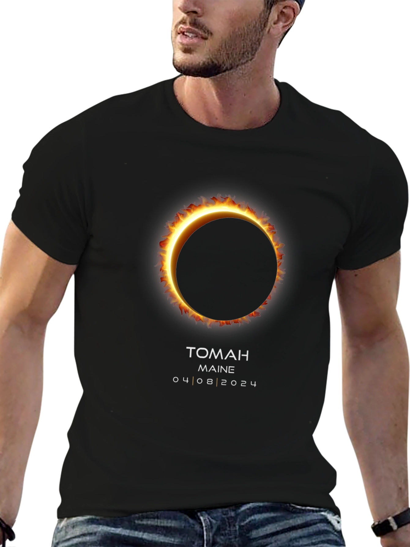 Tomah Maine Eclipse T-Shirt - 04/08/2024